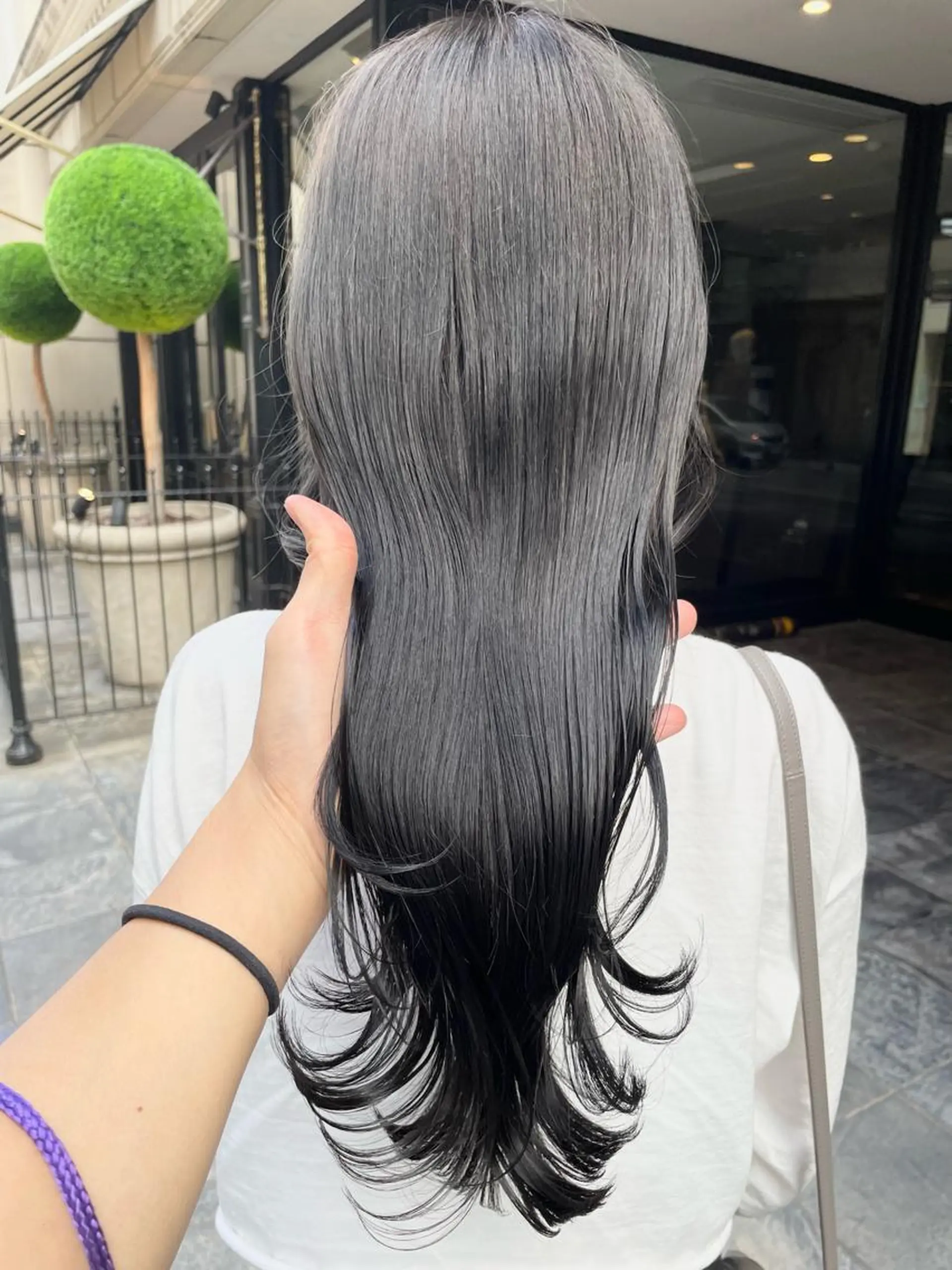 ロング カラー カット ヘアカラー トリートメント 髪質改善will hairdesignのヘアスタイル