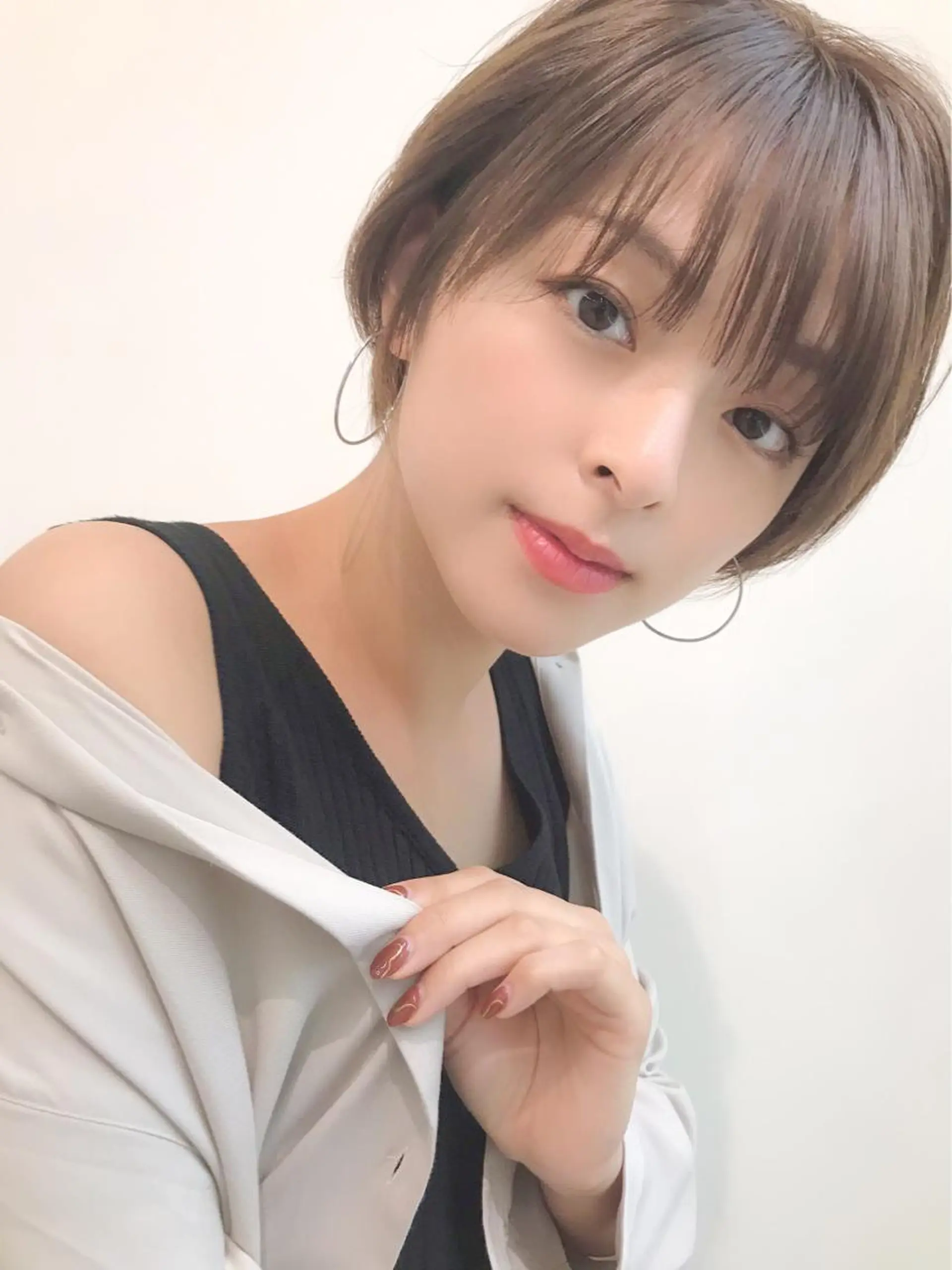 ショート カット ヘアカラー トリートメント イメチェンカット✂️ 錦糸町佐藤店長のヘアスタイル