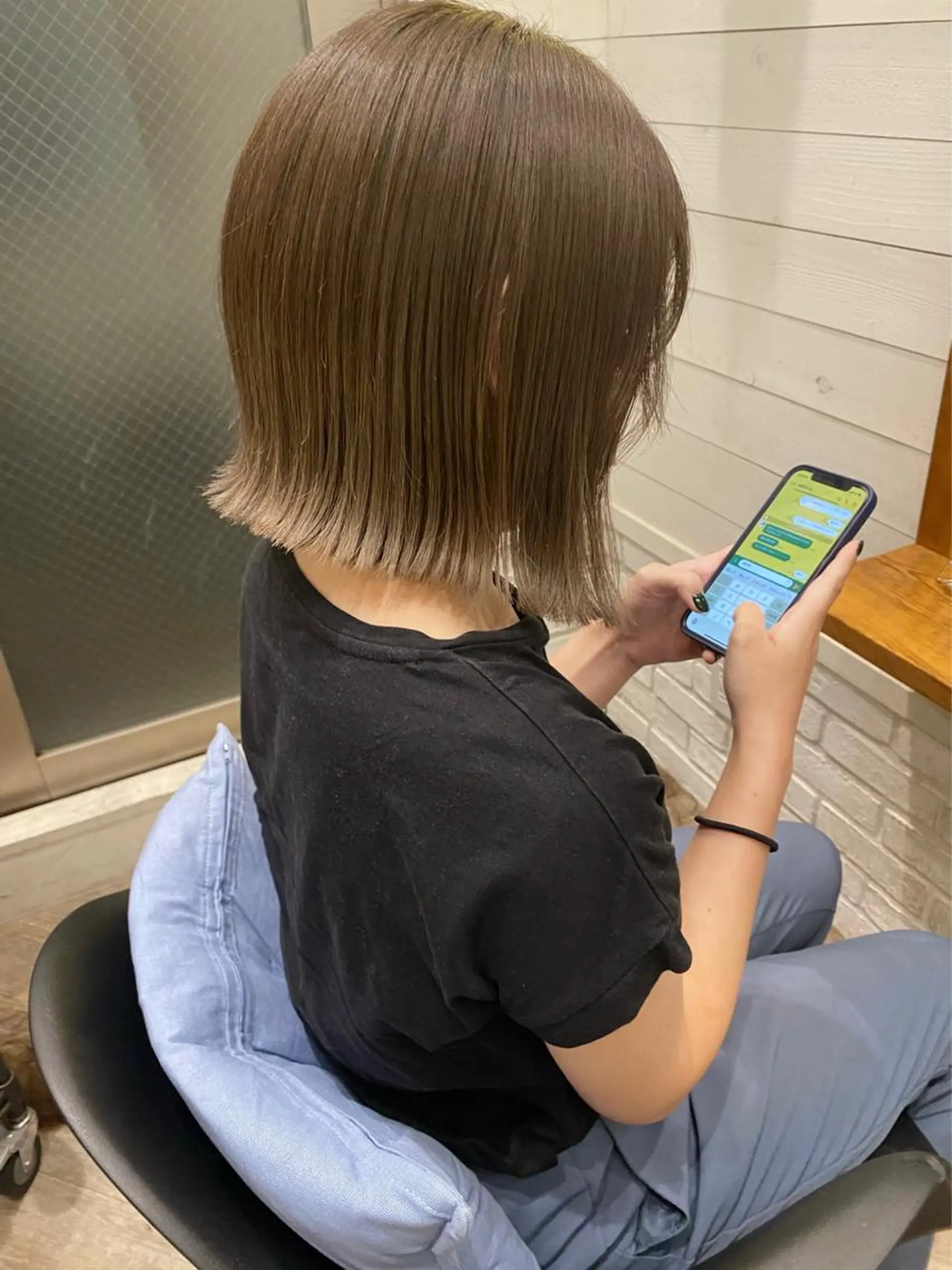 ミディアム カラー シルバー ボブ 🌟アレンジが似合う カラー🌟Rumiのヘアスタイル