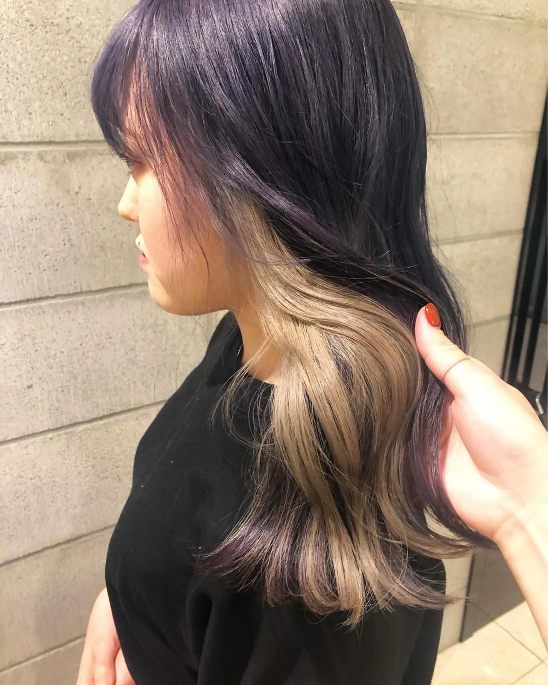 ミディアム カラー ブリーチ カット ヘアカラー トリートメント ボブ/ミニボブ/ 立河今日子のヘアスタイル