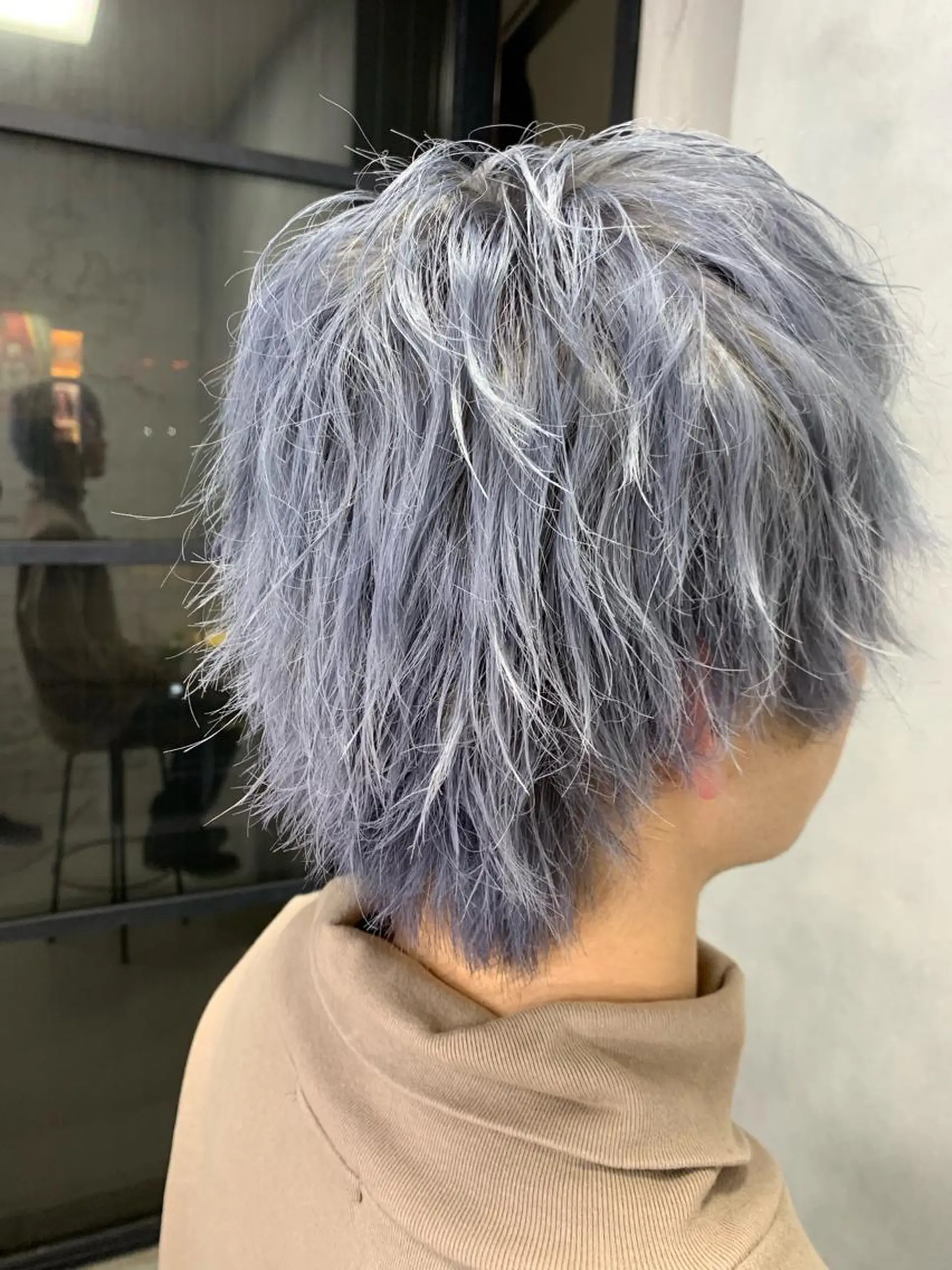 ショート カラー アッシュ シルバー シルバーアッシュ ヘアカラー トリートメント LUXBE LUCE那覇イオン店所属・LUXBE LUCEのヘアスタイル