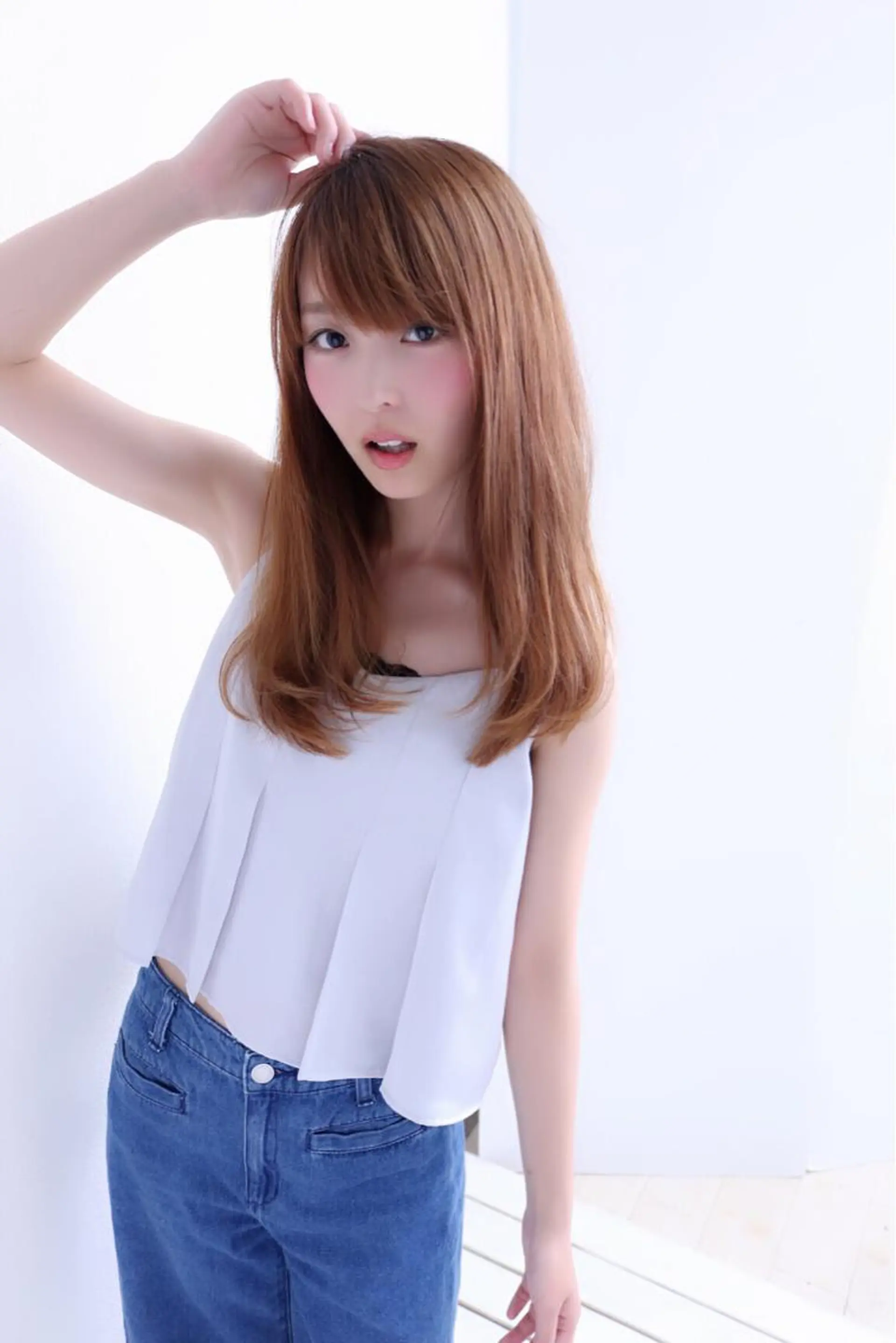 セミロング 小顔カット/レイヤー 【WiLL】加藤のヘアスタイル