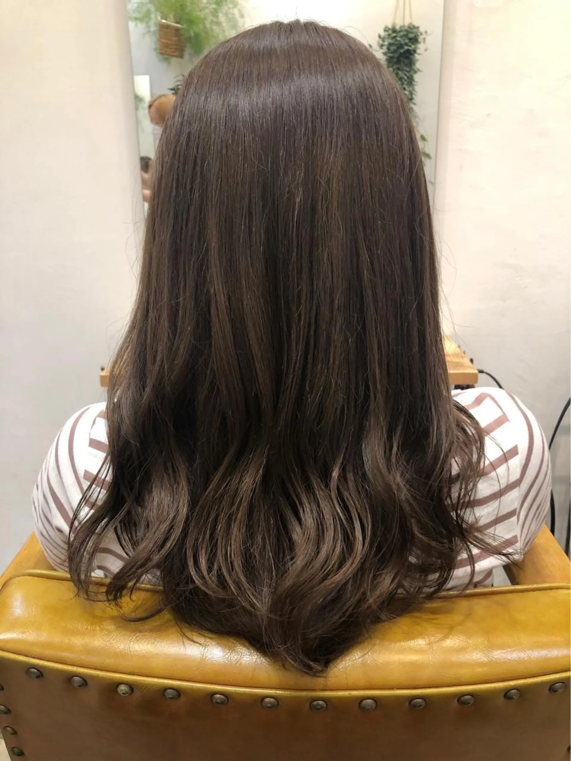 ロング カラー パーマ 岡部 ひな/銀座のヘアスタイル