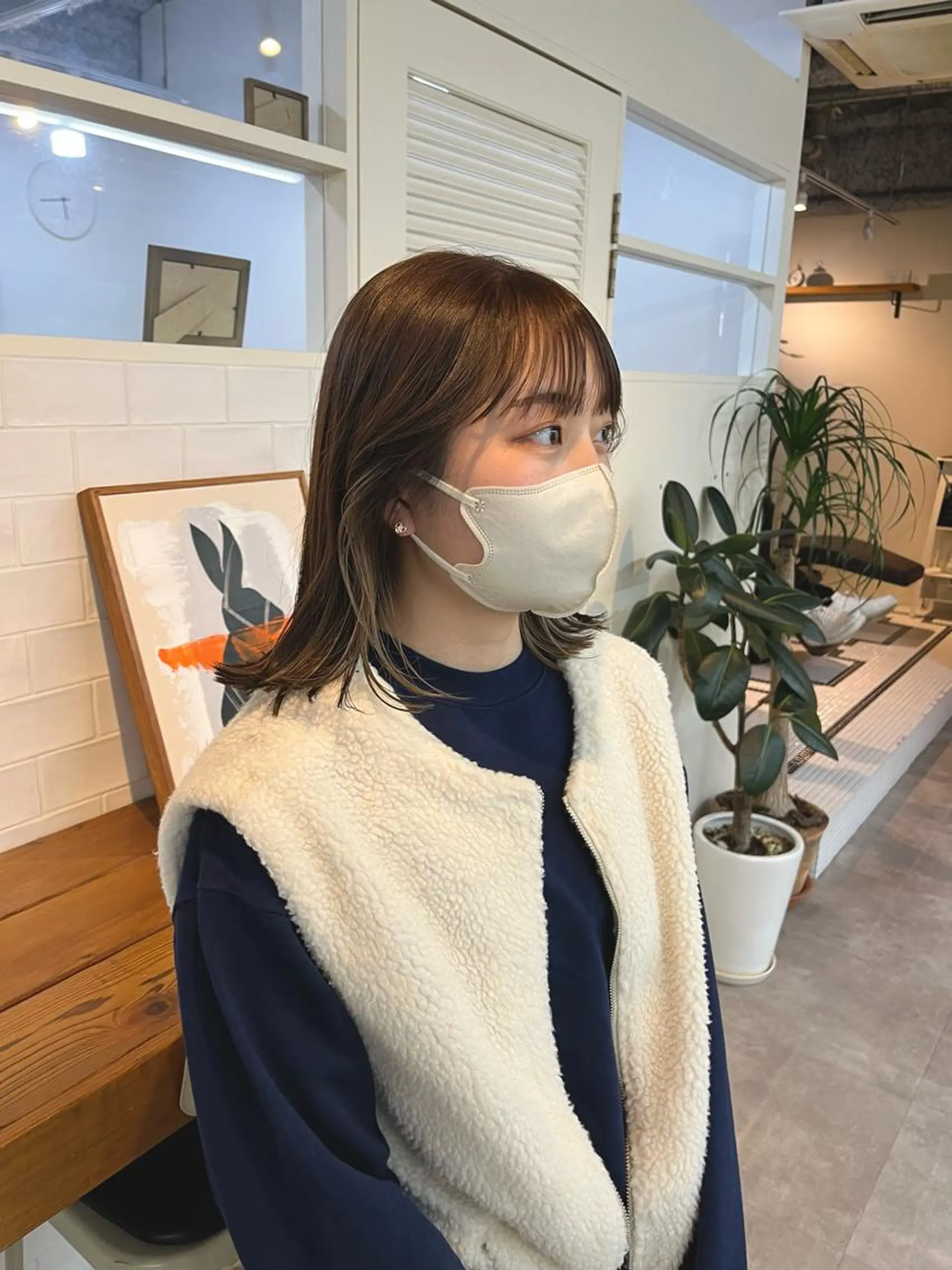 ミディアム カラー インナーカラー カット ヘアカラー トリートメント benji仙台所属・KOKI/ ボブ/ パーマ/透明感カラーのヘアスタイル