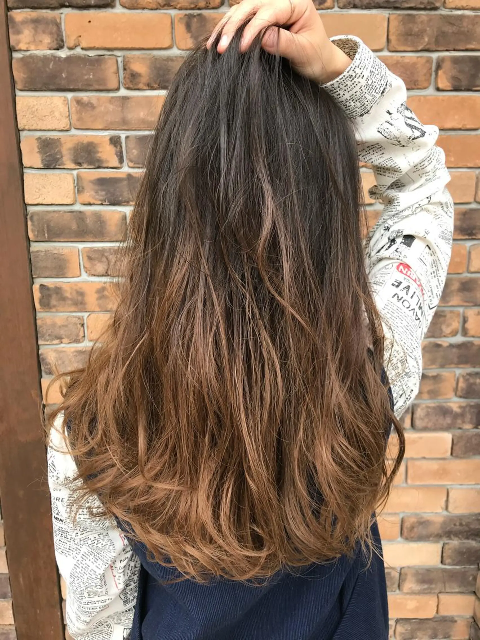 ロング カラー ケンジアネッタ Men'sのヘアスタイル