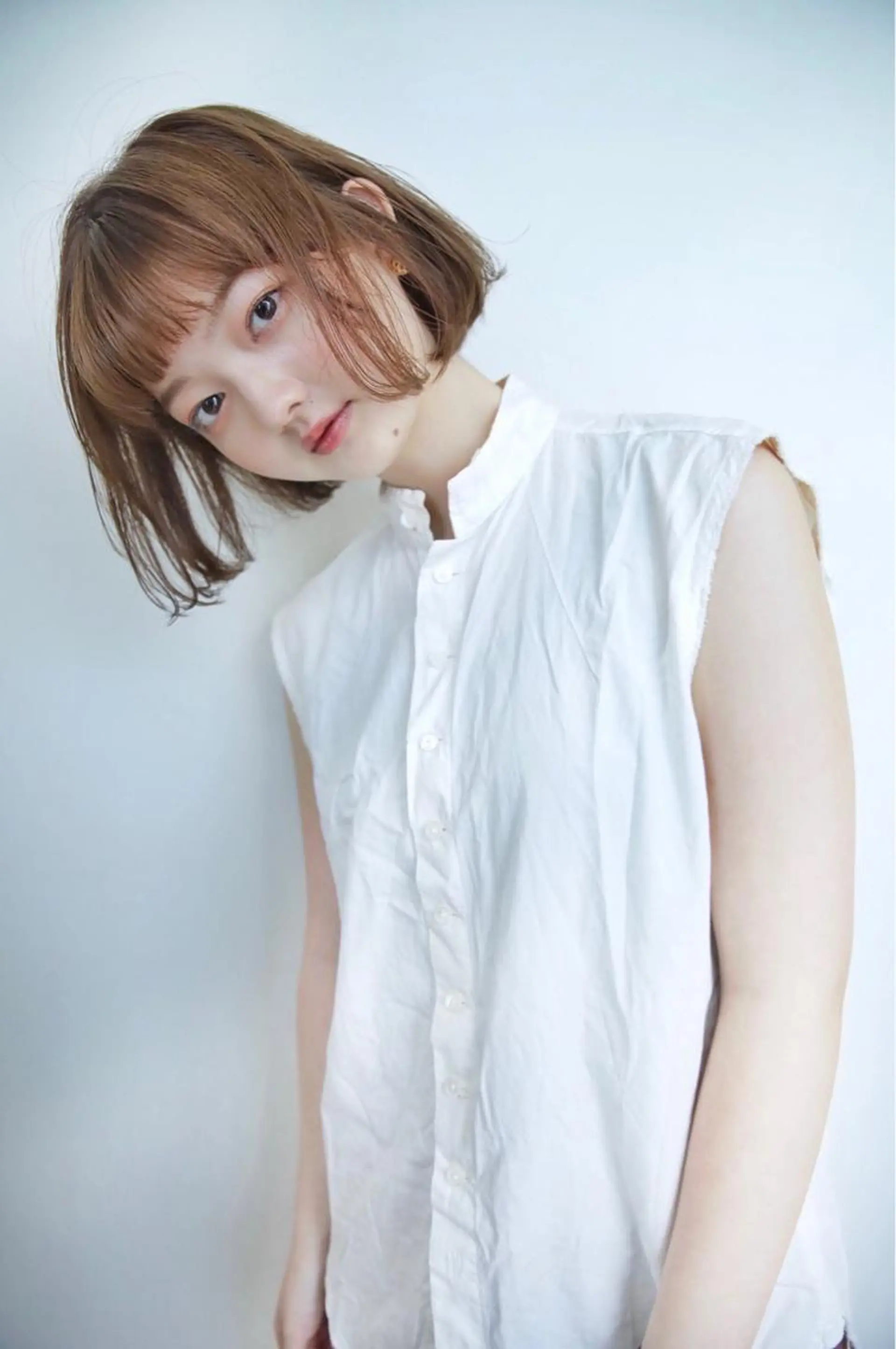 ショート カラー ショートボブ💗 ヤマネシオリのヘアスタイル