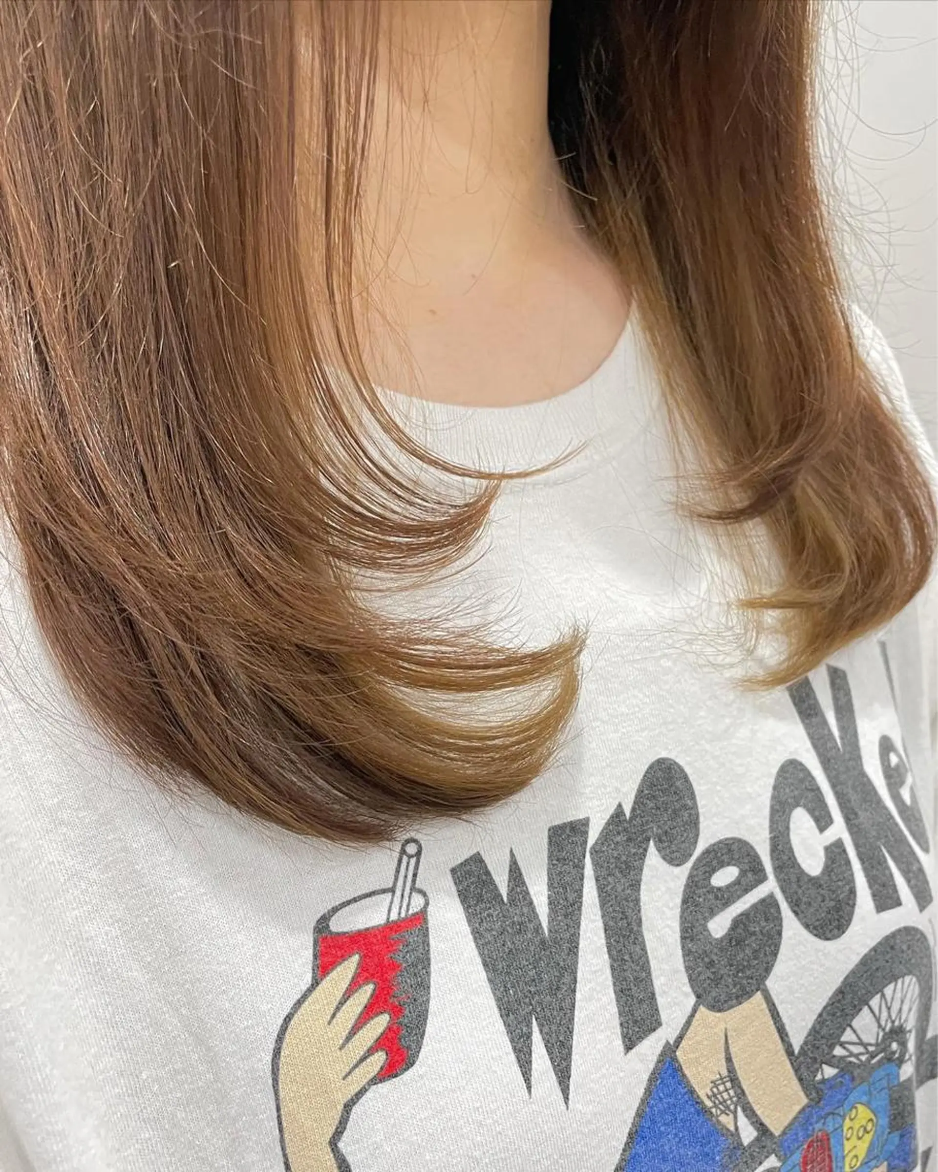 ロング カラー ロングレイヤー レイヤーカット ロング Ogata Marinaのヘアスタイル