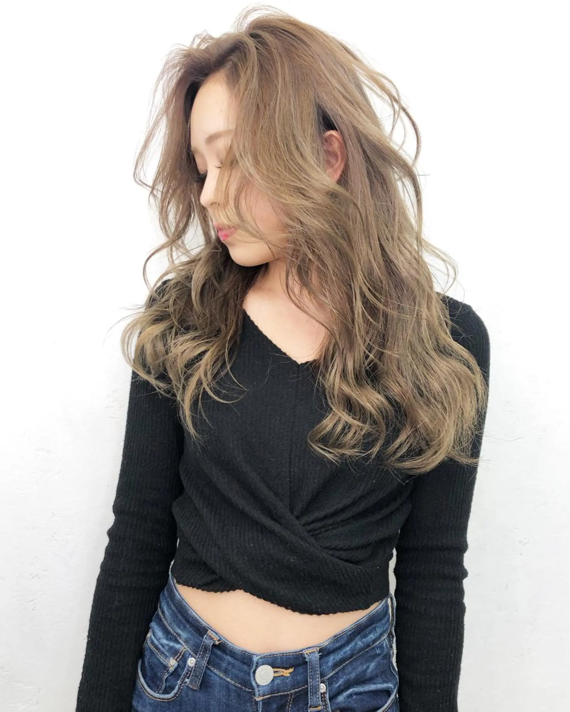 ロング カラー メンズ ベージュカラー pigment所属・♡MIHO♡ スタイリストのヘアスタイル