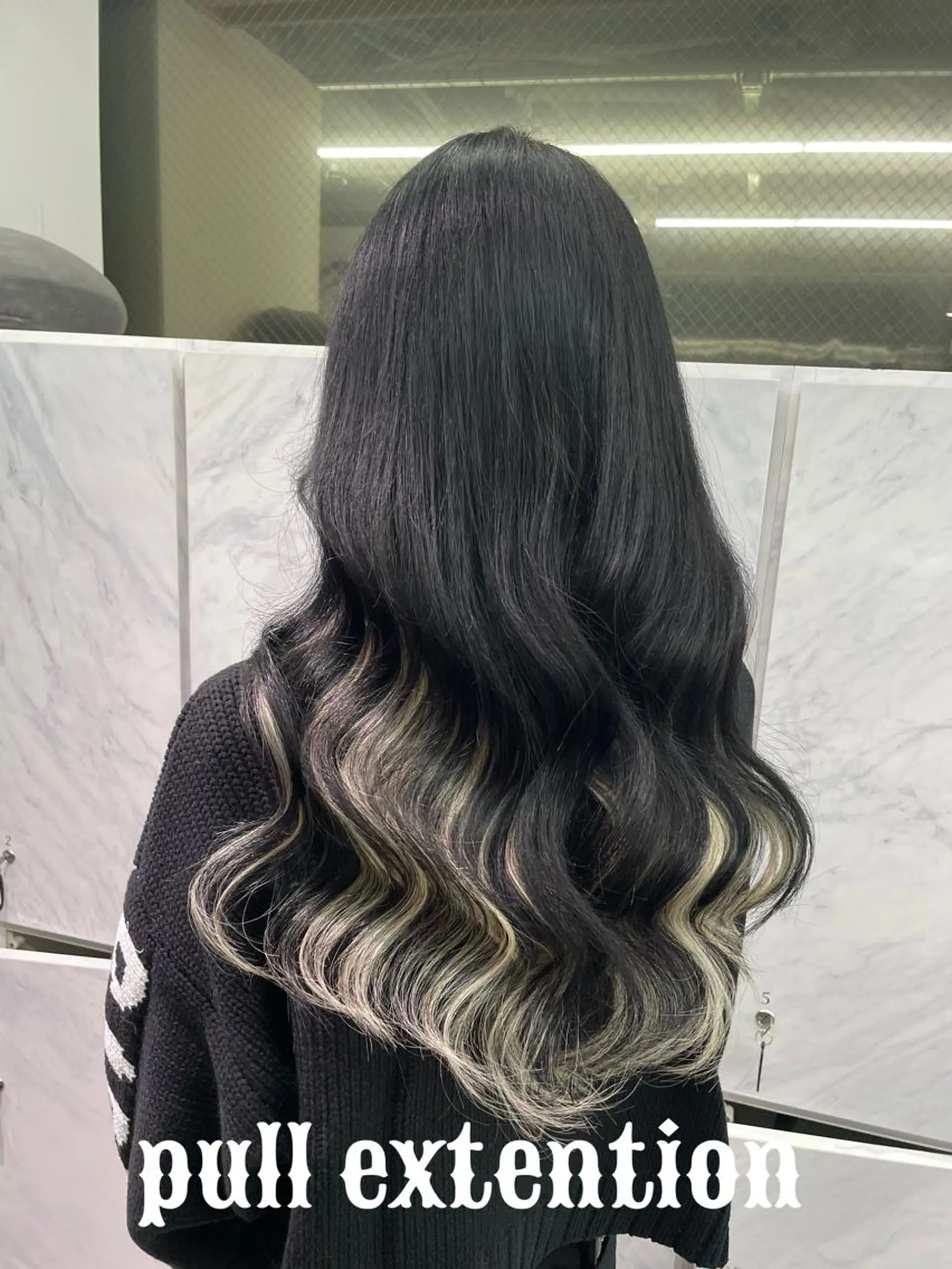 ロング カラー ヘアアレンジ プルエクステ エクステ 🎀プルエクステ みまひかる🎀のヘアスタイル