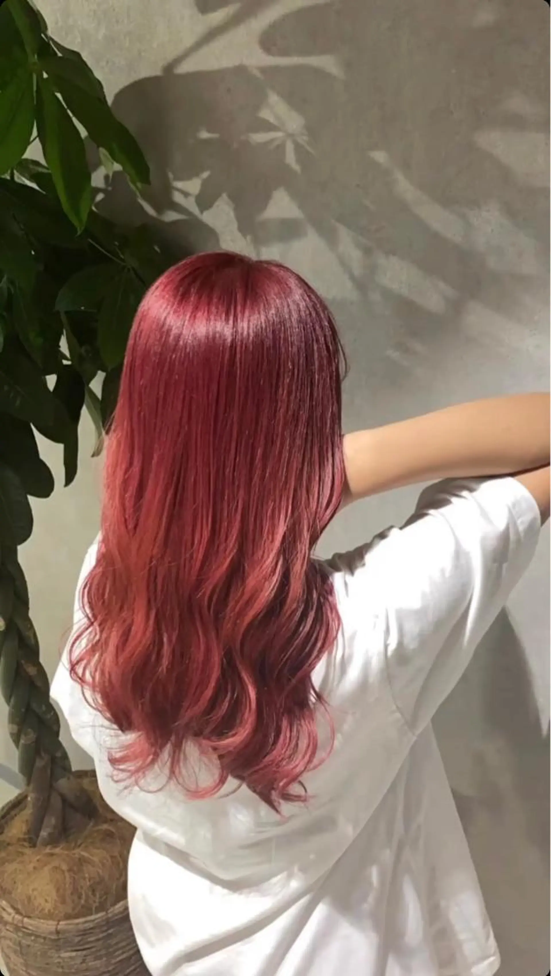 ロング カラー ヘアアレンジ ダブルカラー ピンクカラー _WHITE京橋店所属・髪質改善_WHITE RYUSUKEのヘアスタイル