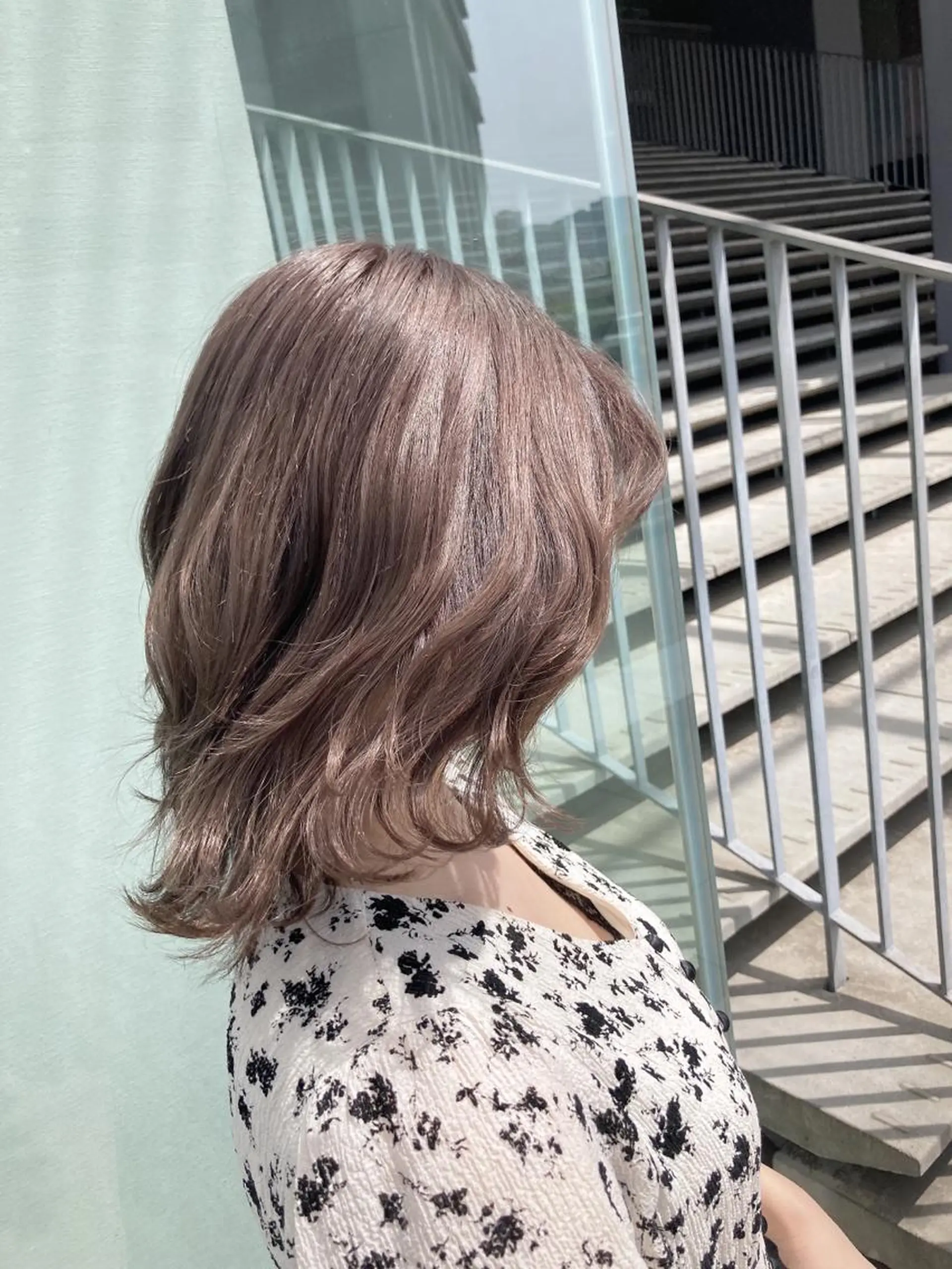 ミディアム カラー ヘアアレンジ ブラウンカラー チョコレートブラウン カット ヘアカラー シャルマン銀座店所属・🌟東銀座マンツーマ ン🌟タカナシのヘアスタイル