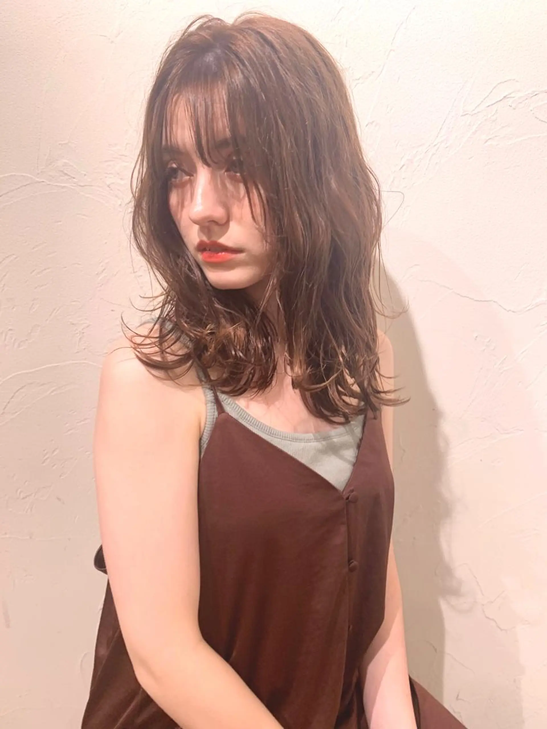 ミディアム カラー アメリラブヘアー 土屋　洋平のヘアスタイル