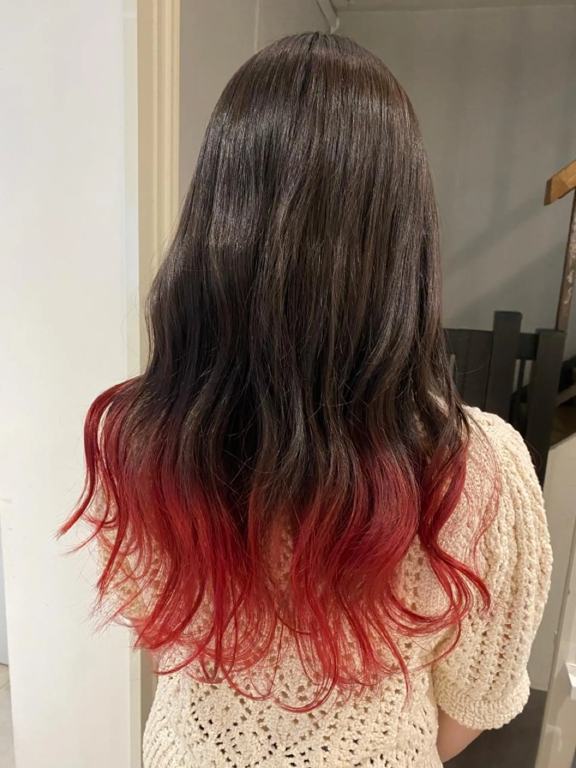 ロング カラー 🌈評価No.1🌈 艶髪カラー❌エクステのヘアスタイル