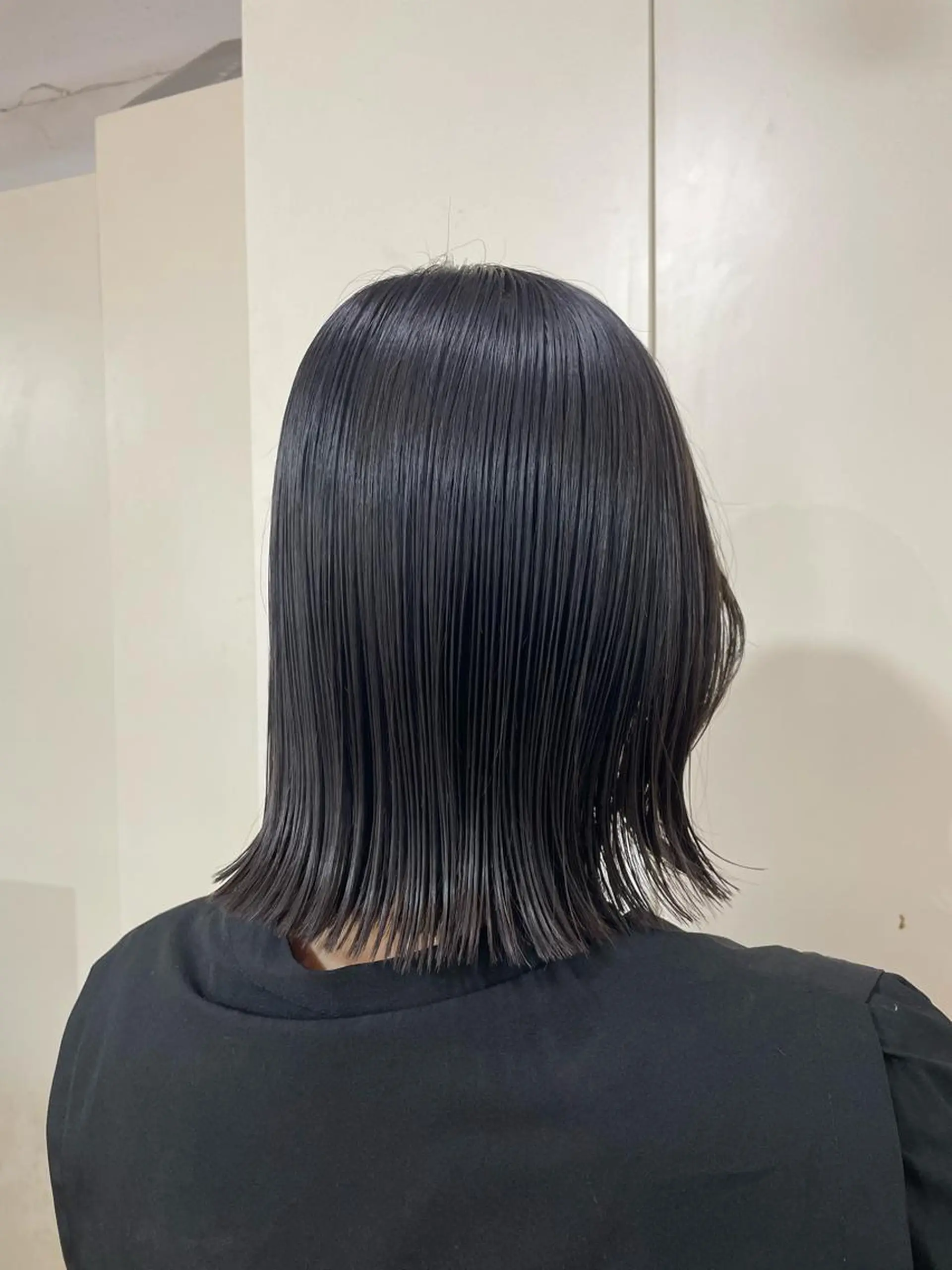 ショート 切りっぱなしボブ ボブ 🦋透明感 艶カラー Rie🦋のヘアスタイル