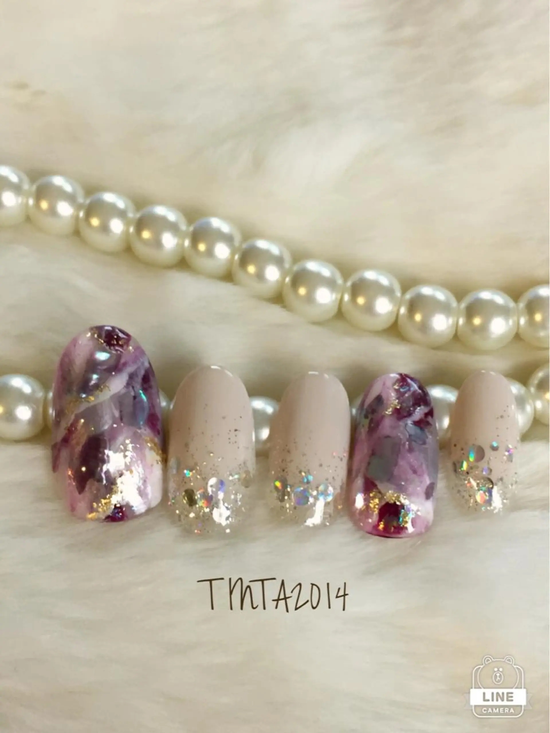 ネイル ニュアンスネイル ネイルサロン ティンタ所属・馬場 典子のネイルデザイン