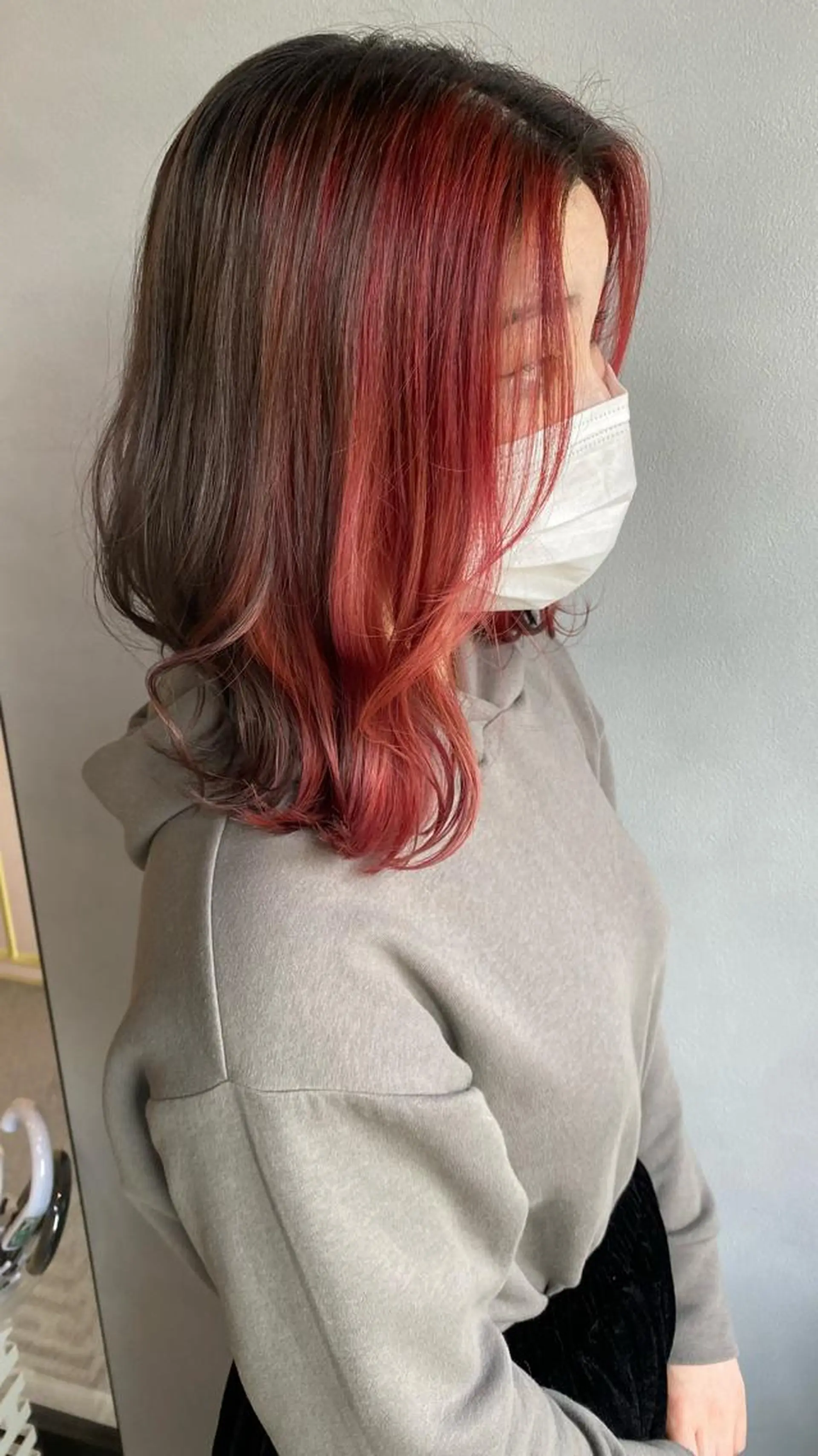 ミディアム カラー ヘアカラー 🪐SOURCE 塚口　シマブクロ🪐のヘアスタイル