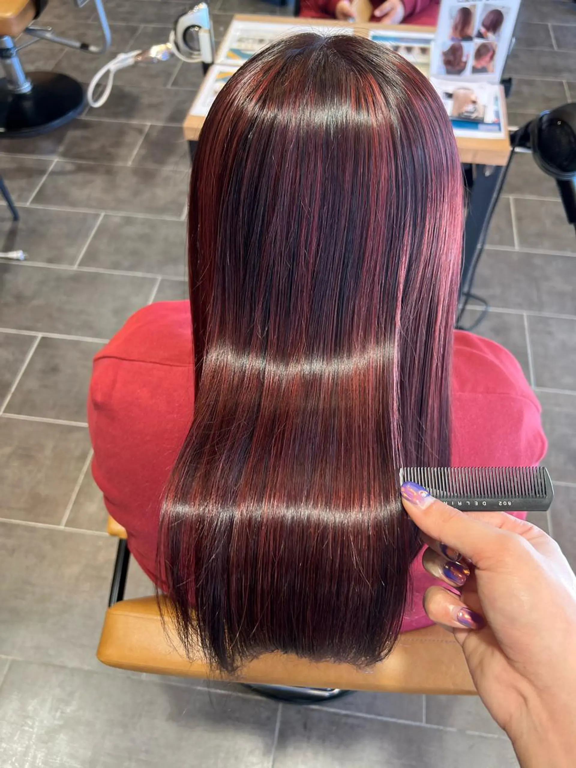 ロング カラー 髪質改善 ツヤ髪の匠/髪質改善 山本晃太のヘアスタイル