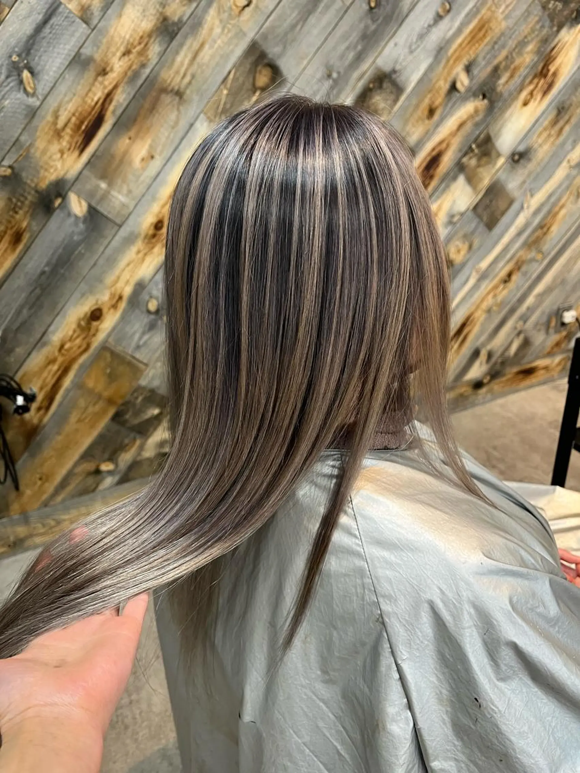 ロング ロング カット ヘアカラー トリートメント 山本 みきのヘアスタイル