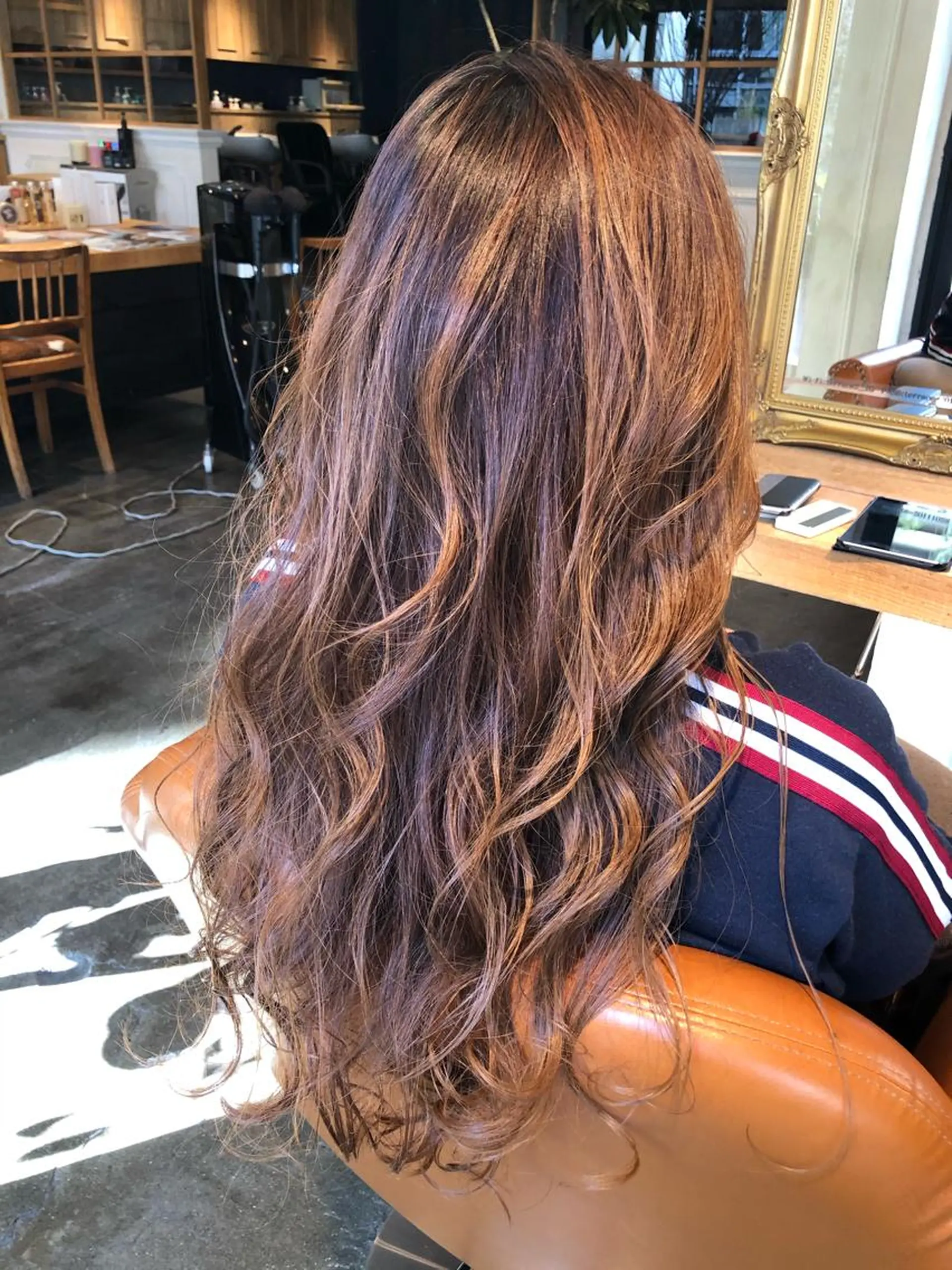 ロング カラー 韓国風カット/ 髪質改善 黒崎のヘアスタイル