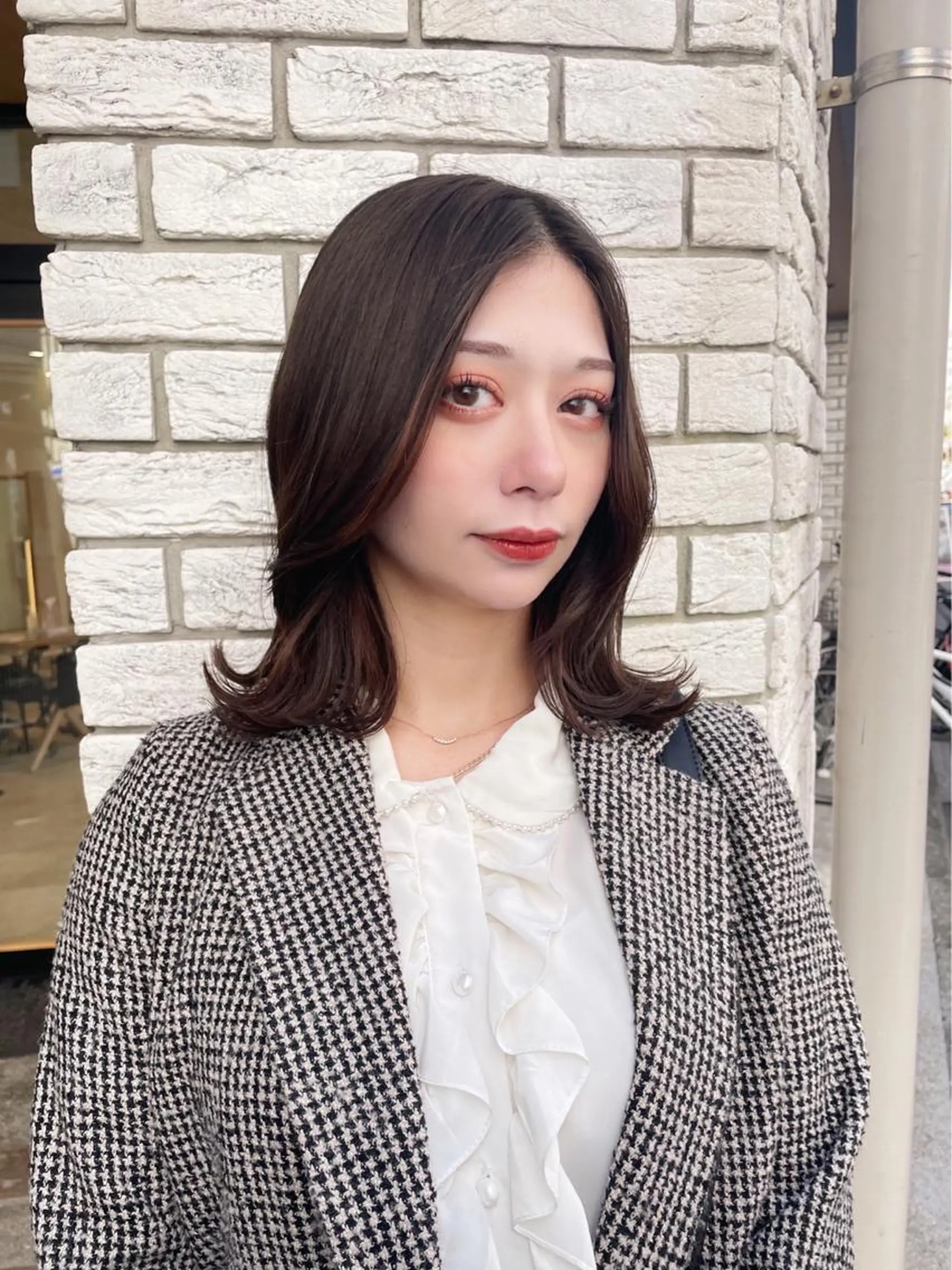 セミロング カラー/レイヤー/ 髪質改善/PAAQのヘアスタイル