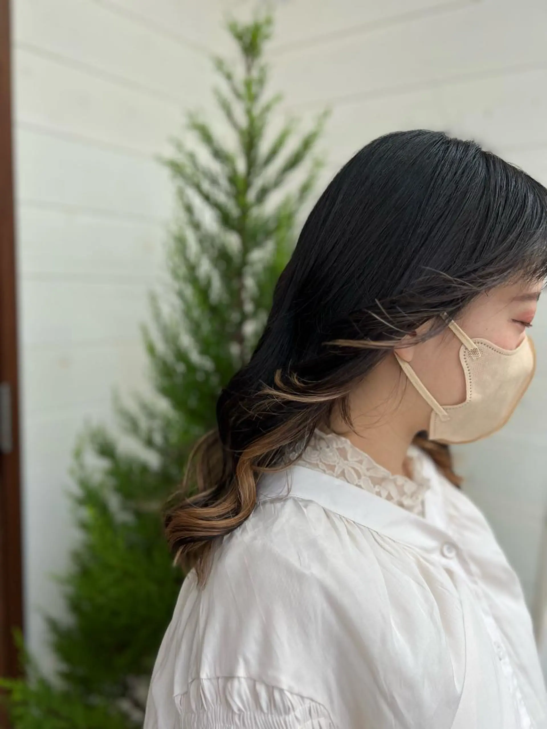 ミディアム カラー インナーカラー ウルフカット 🍇おぐら めぐみ🍇のヘアスタイル