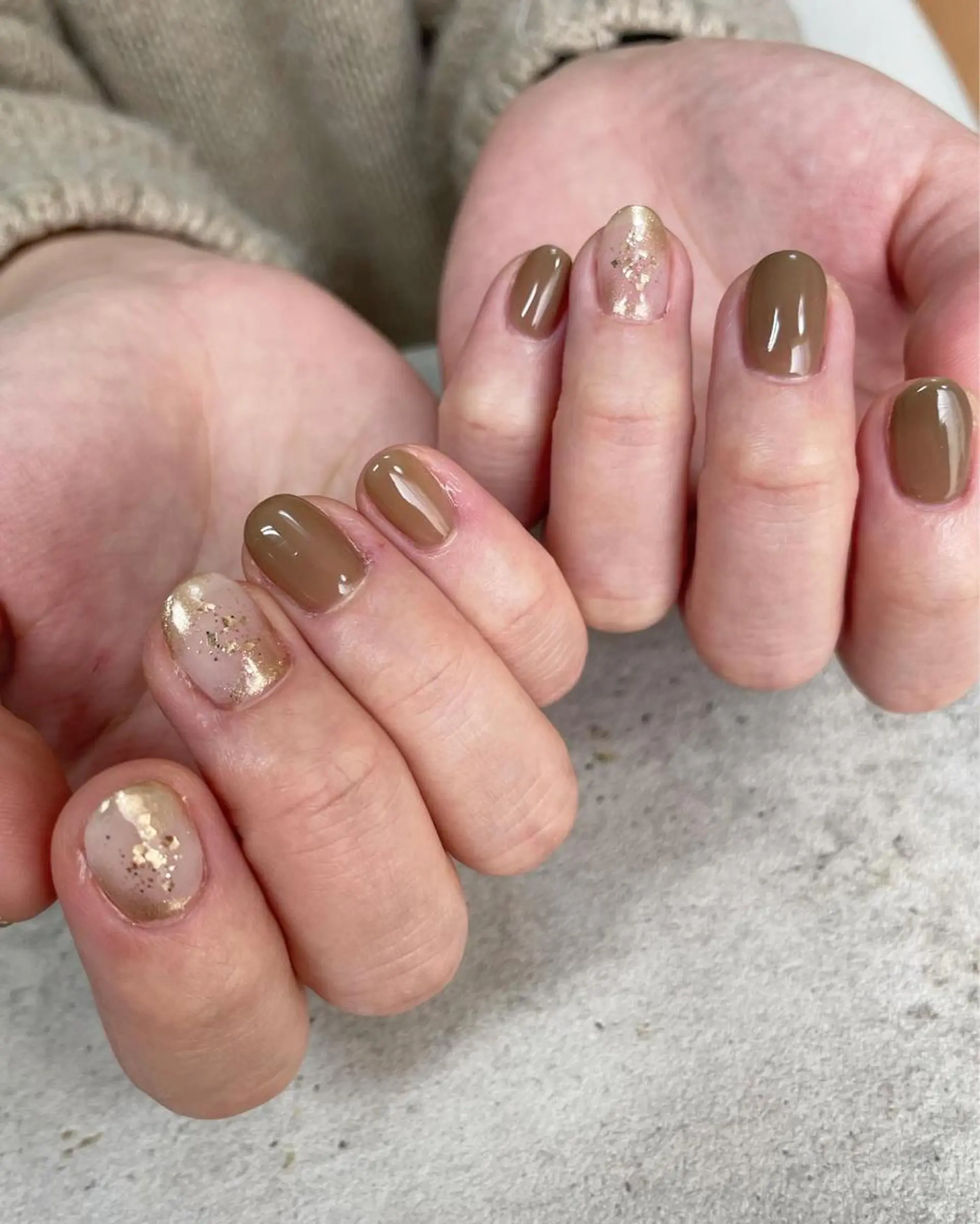 ネイル ラメ(グリッター) ハンドネイル 𝑡𝑖𝑎𝑚𓂃 きむらゆきののネイルデザイン