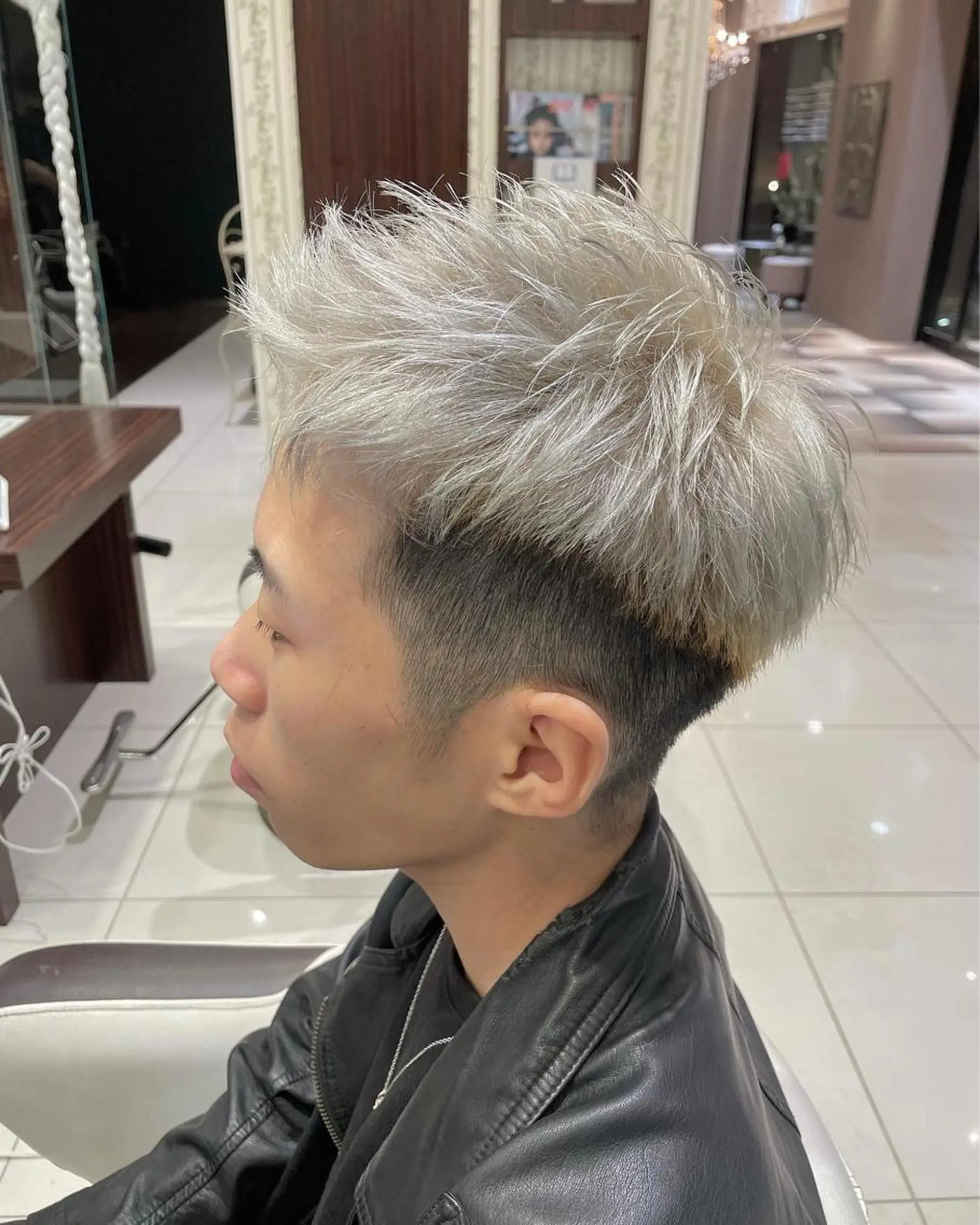 ショート カラー メンズ 竹田 京人のヘアスタイル