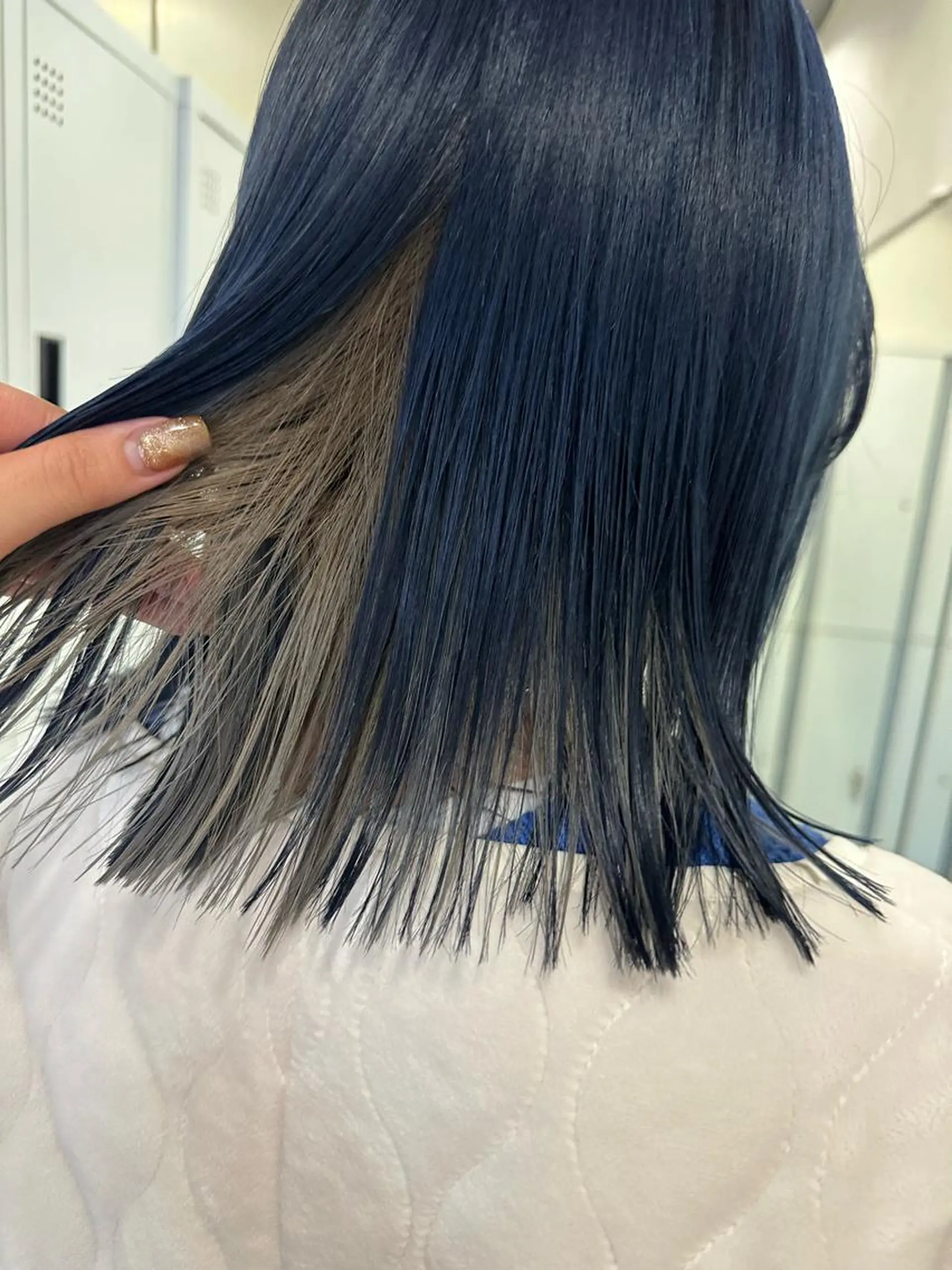 ミディアム ブリーチカラー/ベー ジュ/Hono🦖のヘアスタイル