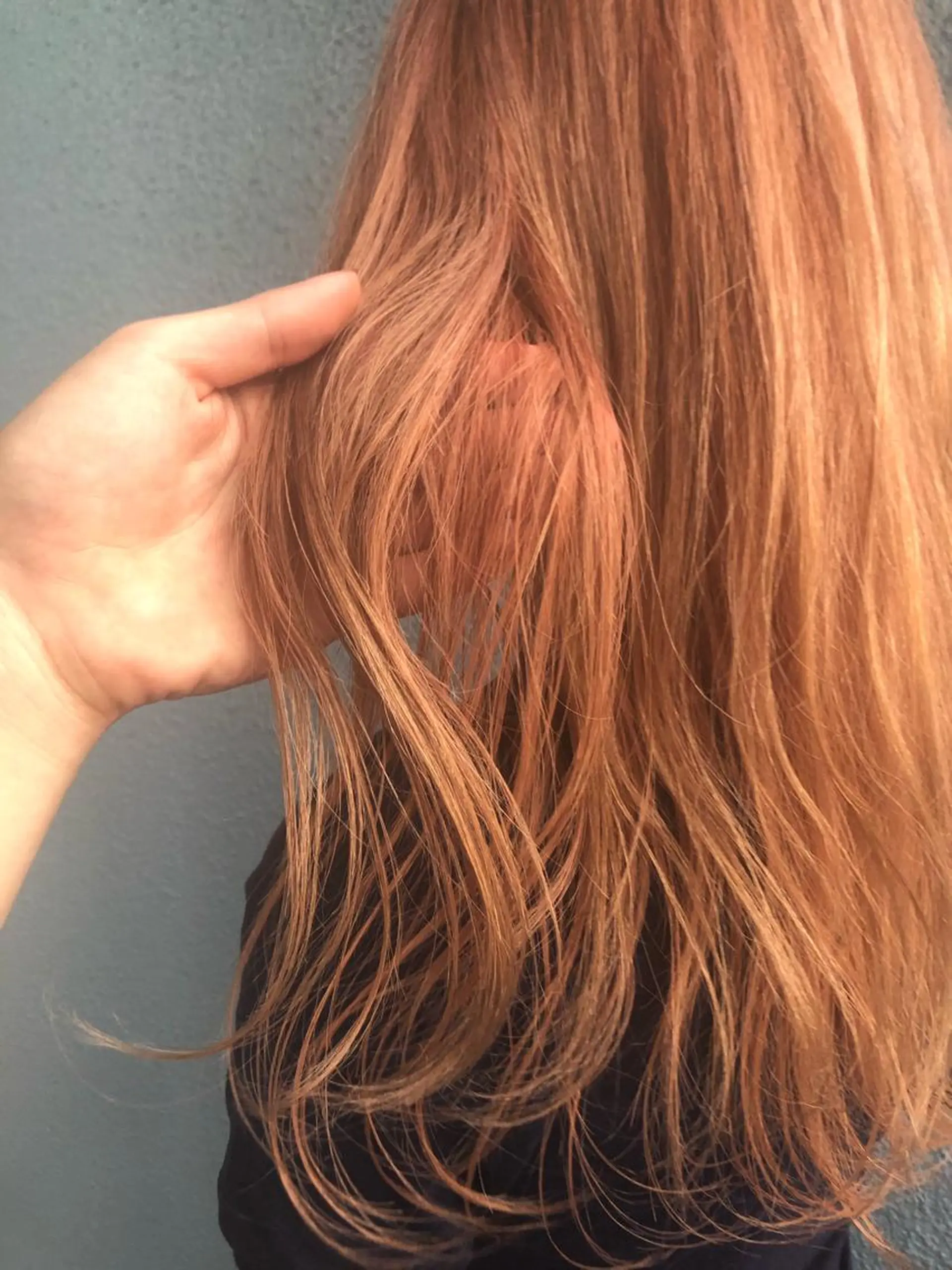 ロング カラー ブリーチ ケアブリーチ ピンクカラー トリートメント Pia hair Design Yakuin所属・Pia ツボイ ケイタのヘアスタイル