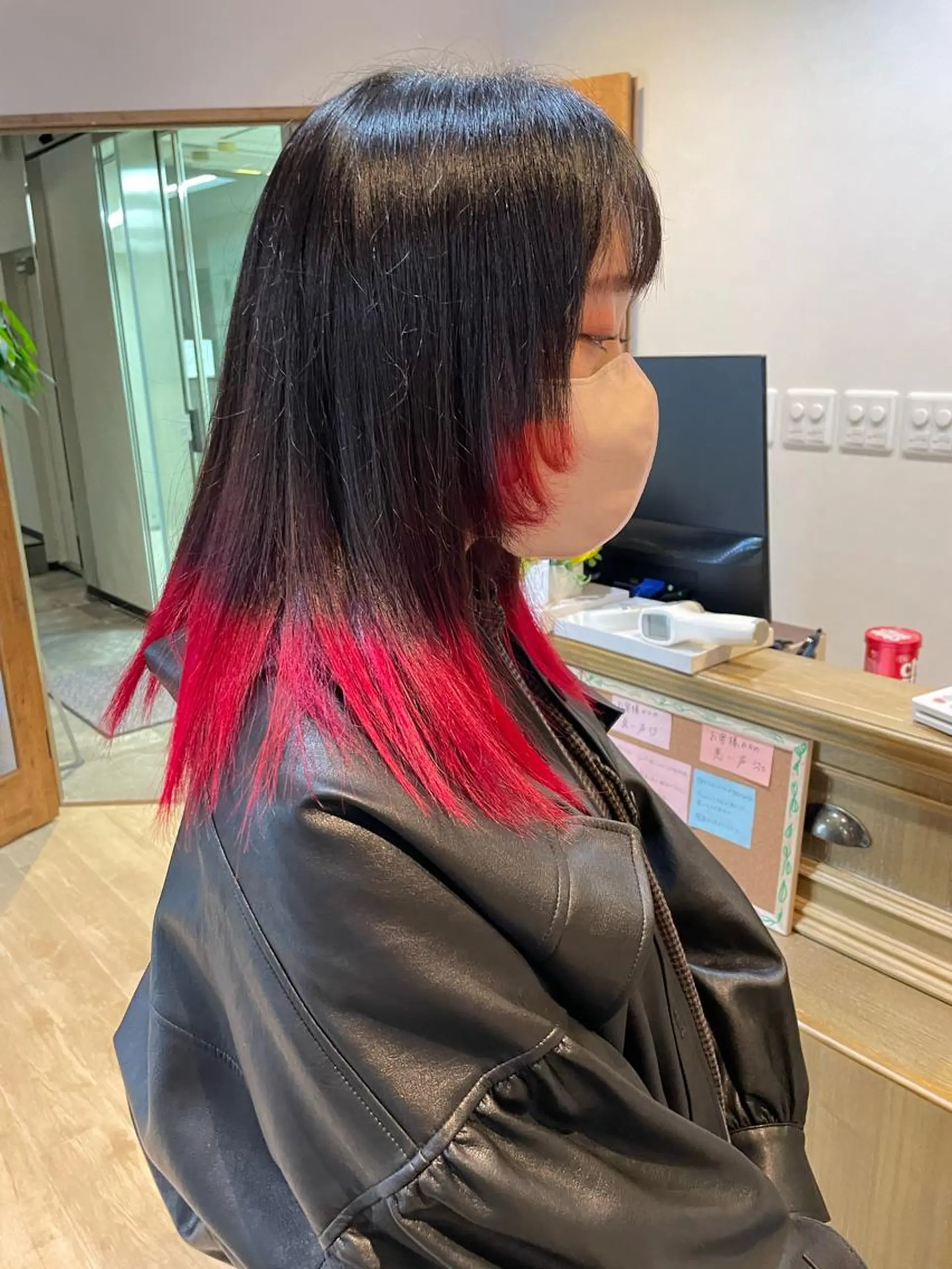 ミディアム カラー ヘアカラー トリートメント 髪質改善/ブリーチ 田代 龍我のヘアスタイル