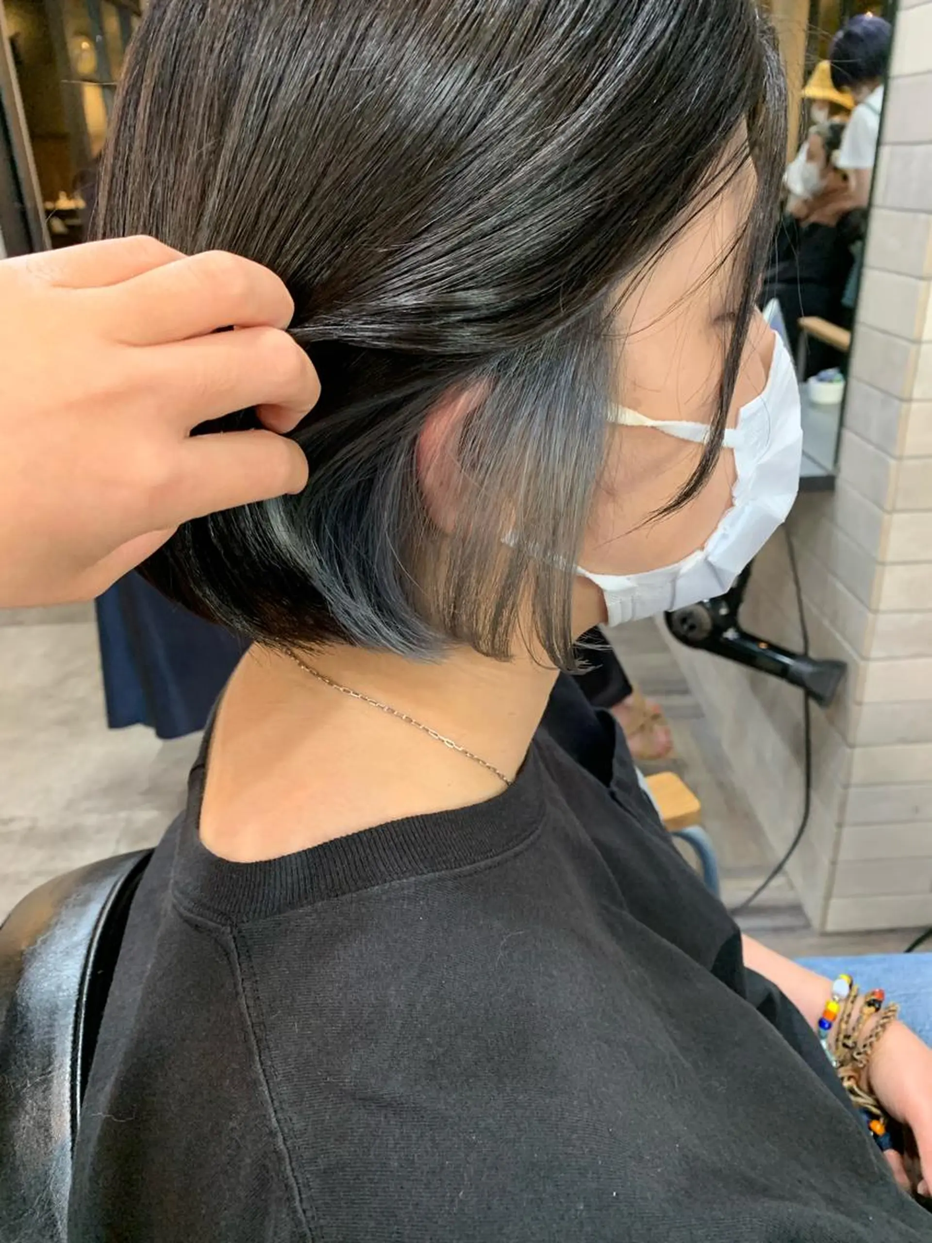 セミロング カット ヘアカラー トリートメント 山本 みきのヘアスタイル