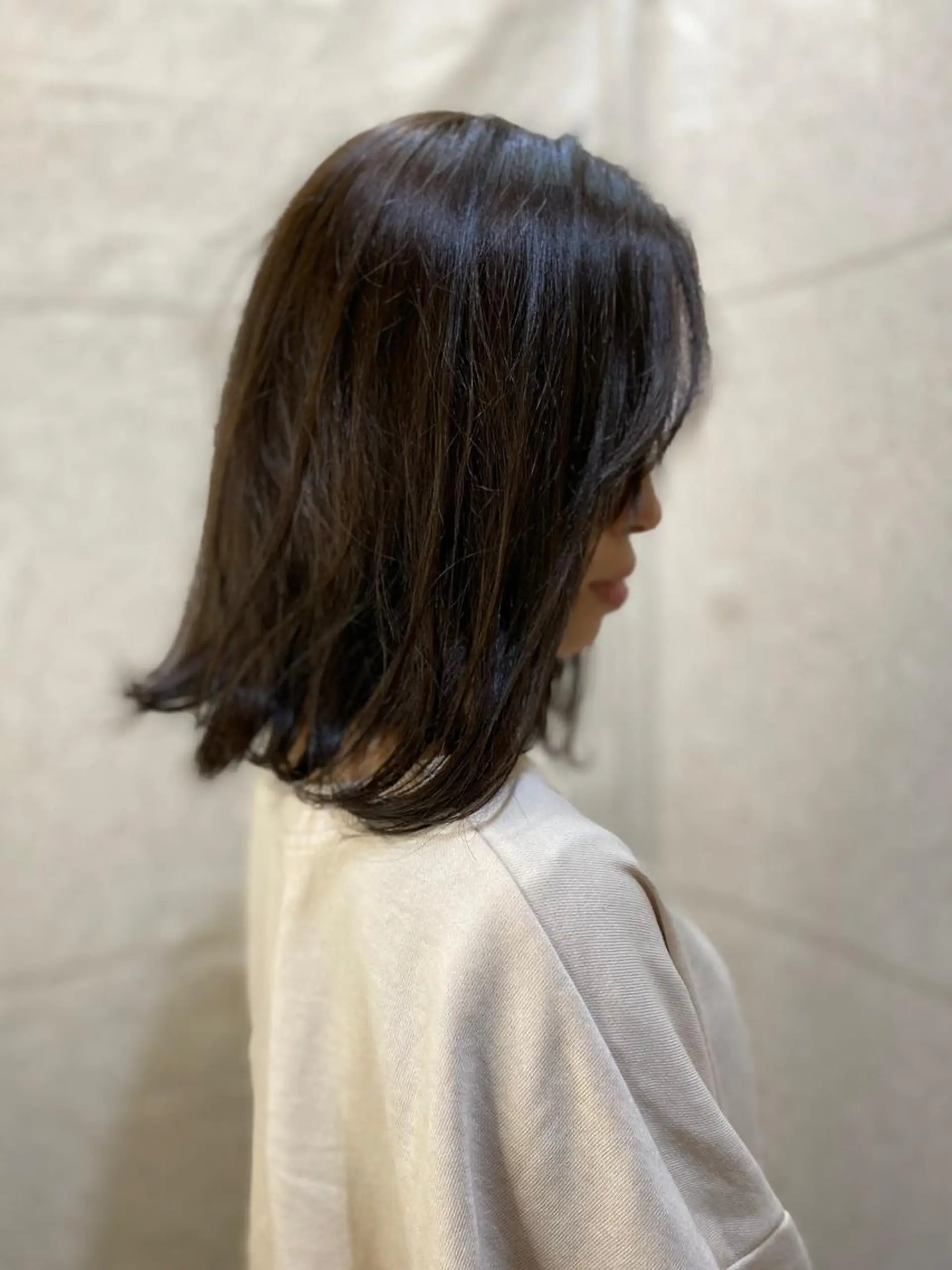 ミディアム カット ヘアカラー Lian by Allure所属・長濱 俊のヘアスタイル