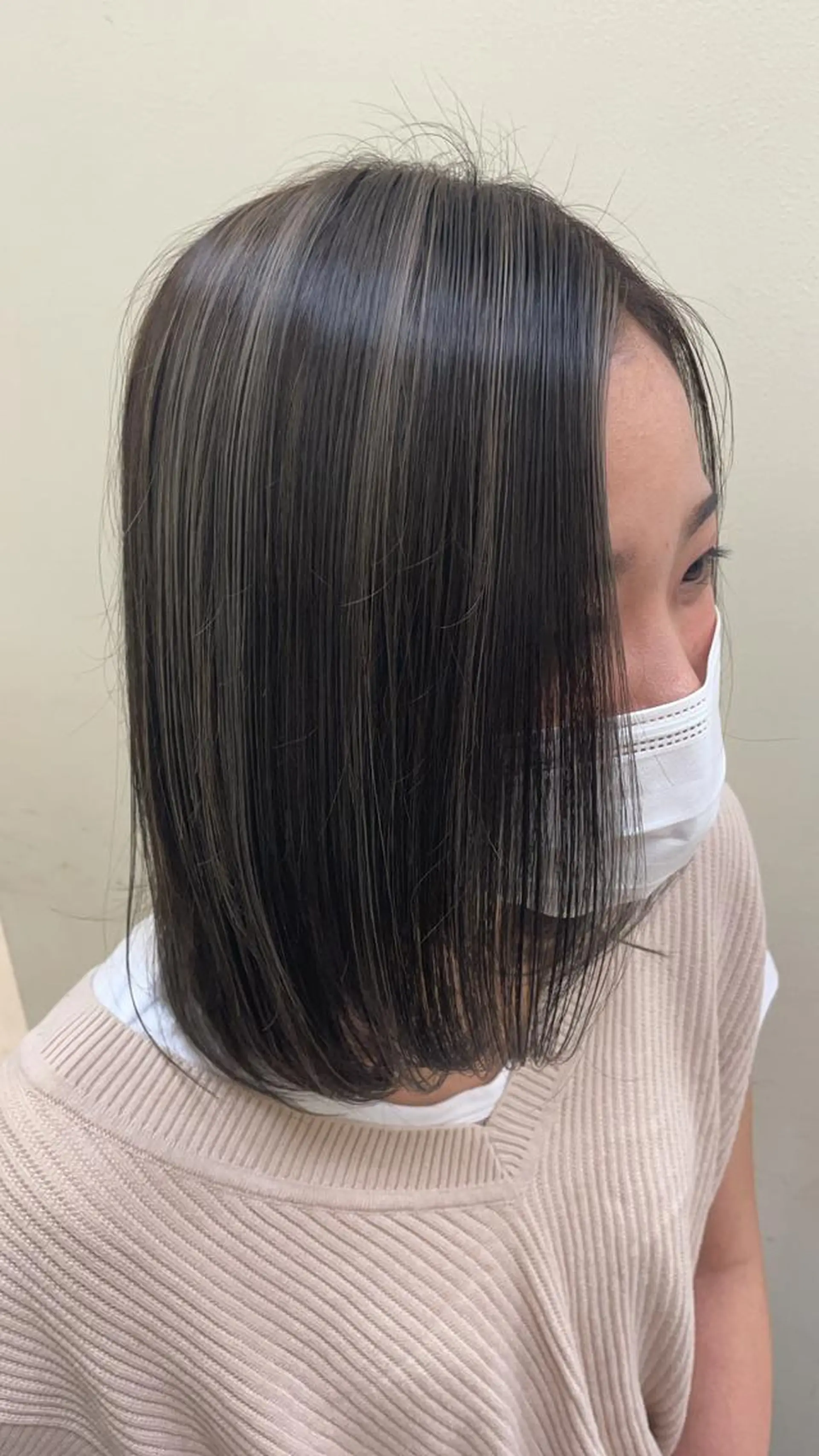 セミロング カラー 大住 京平のヘアスタイル