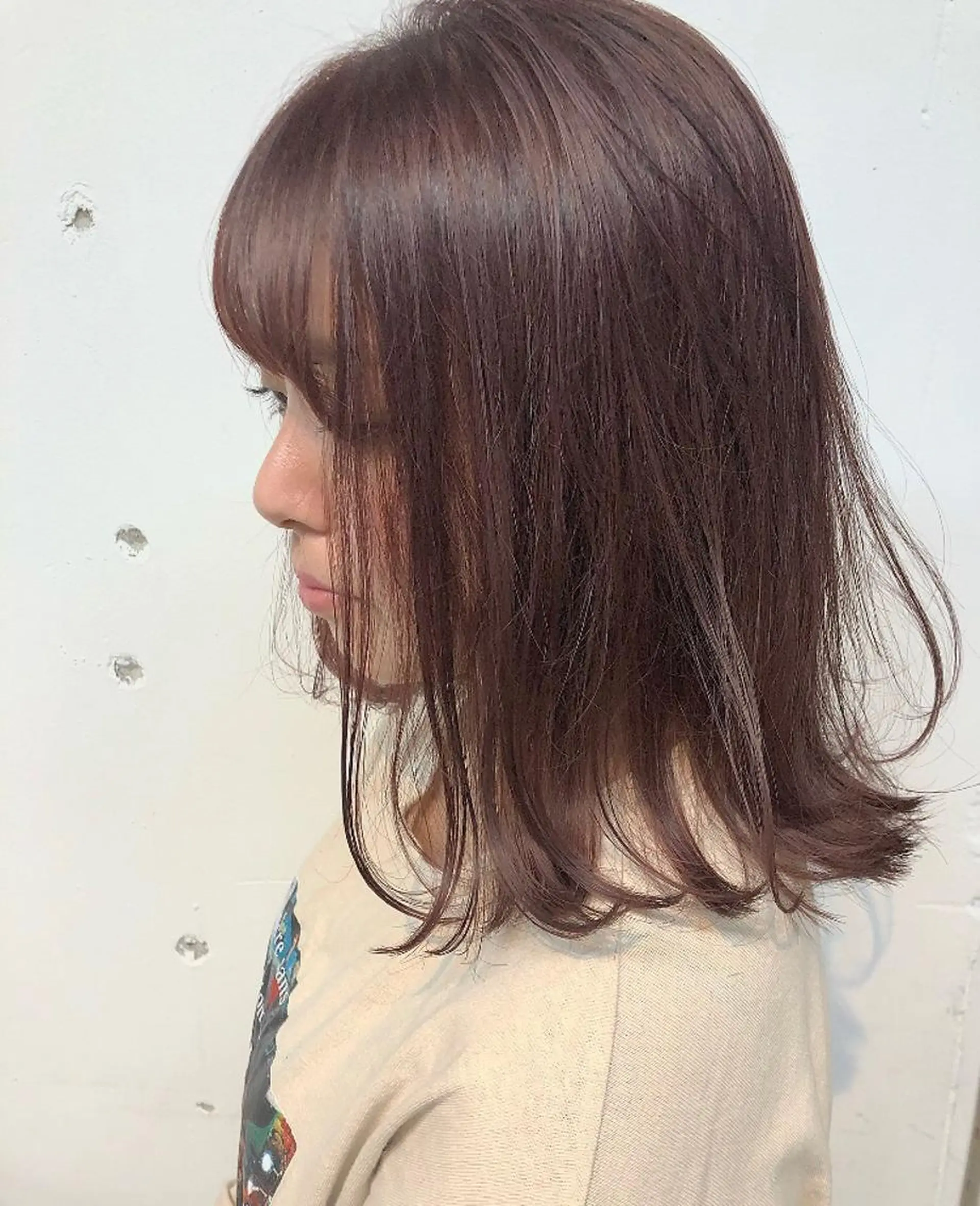 カラー レイヤー/ボブ/ 顔周り/yukinaのヘアスタイル