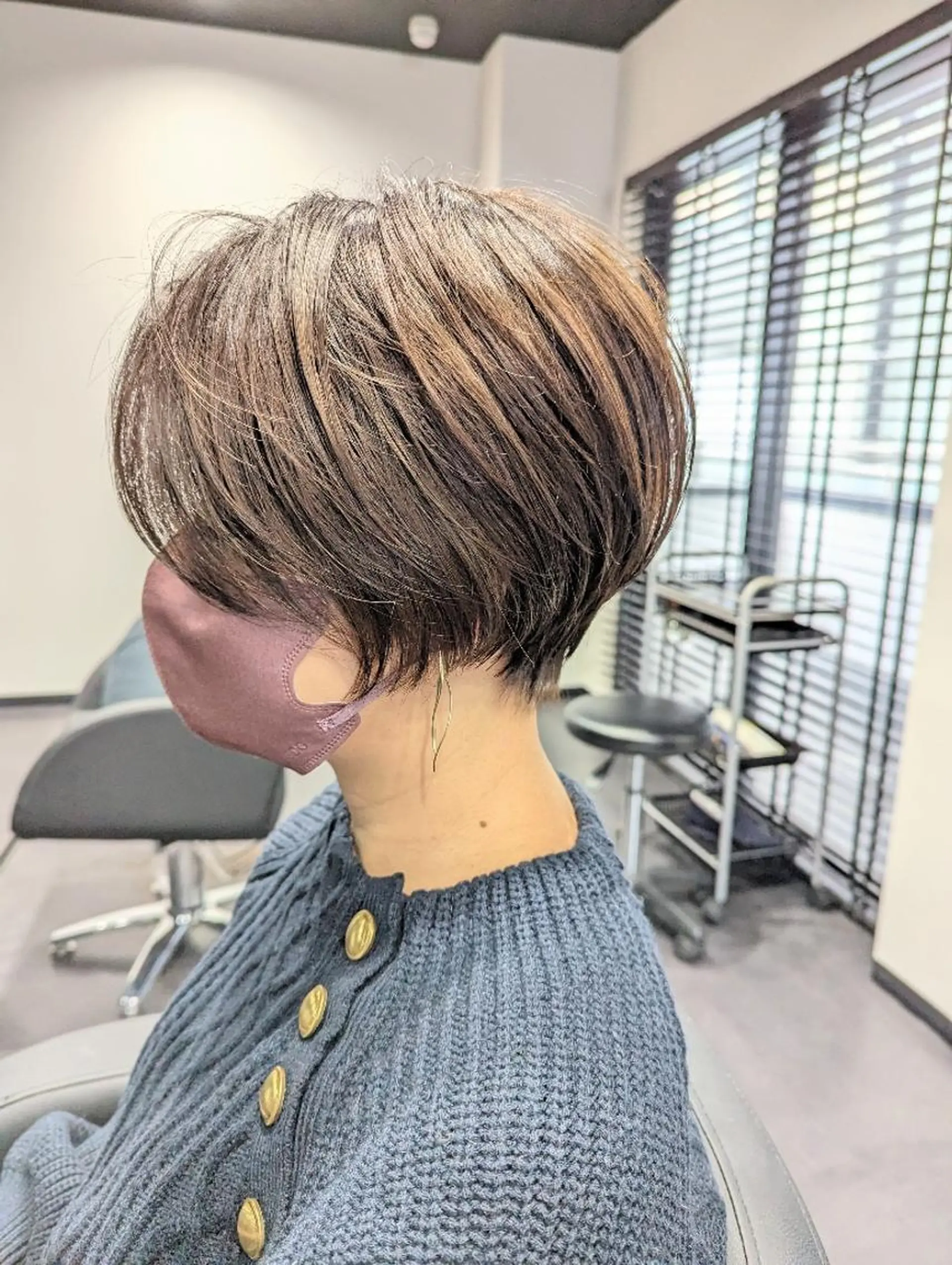 ショート カラー パーマ ヘアアレンジ カット ヘアカラー トリートメント 久保田 優作のヘアスタイル