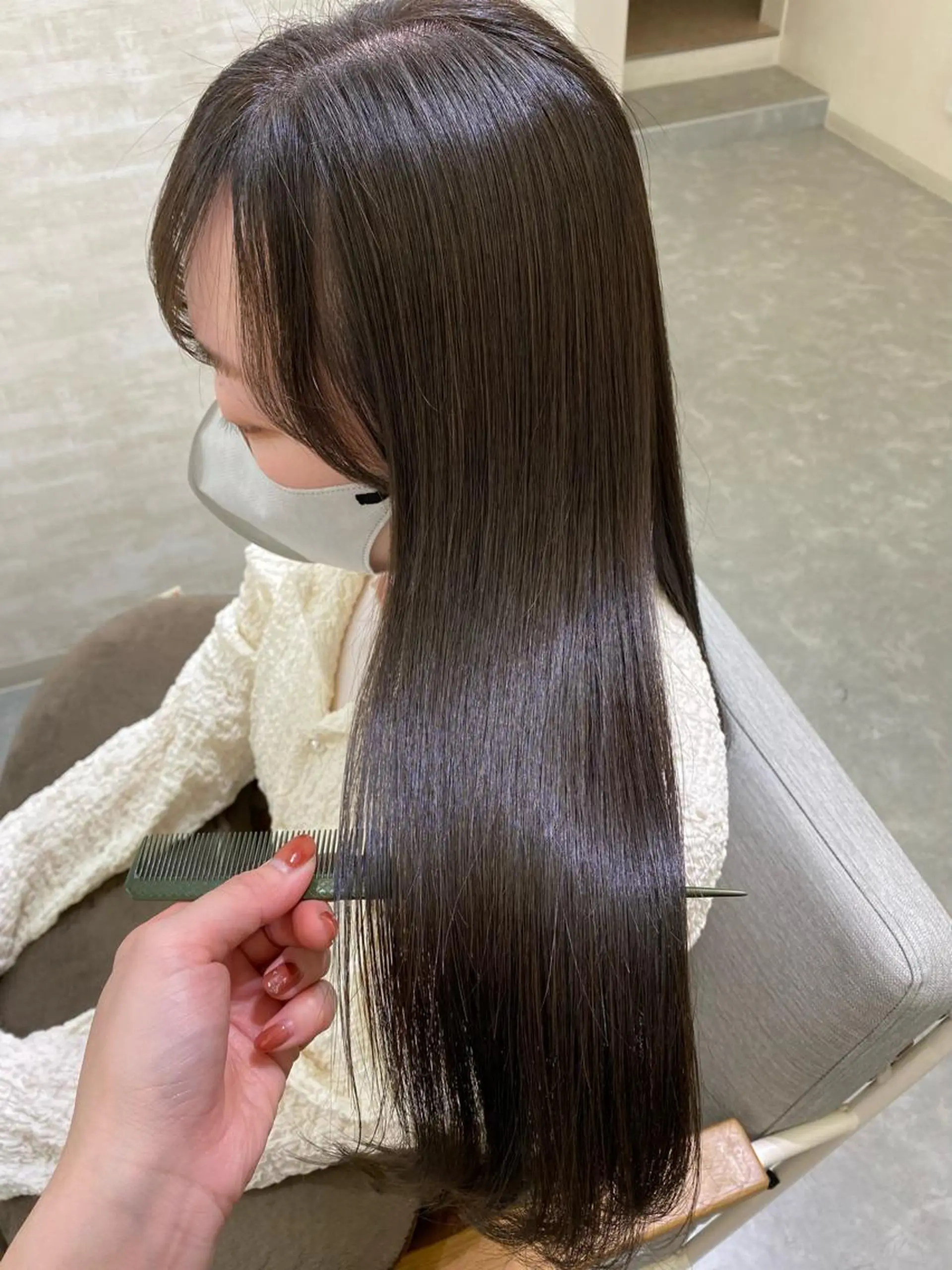 ロング 髪質改善&ヘアケア 永山若奈のヘアスタイル