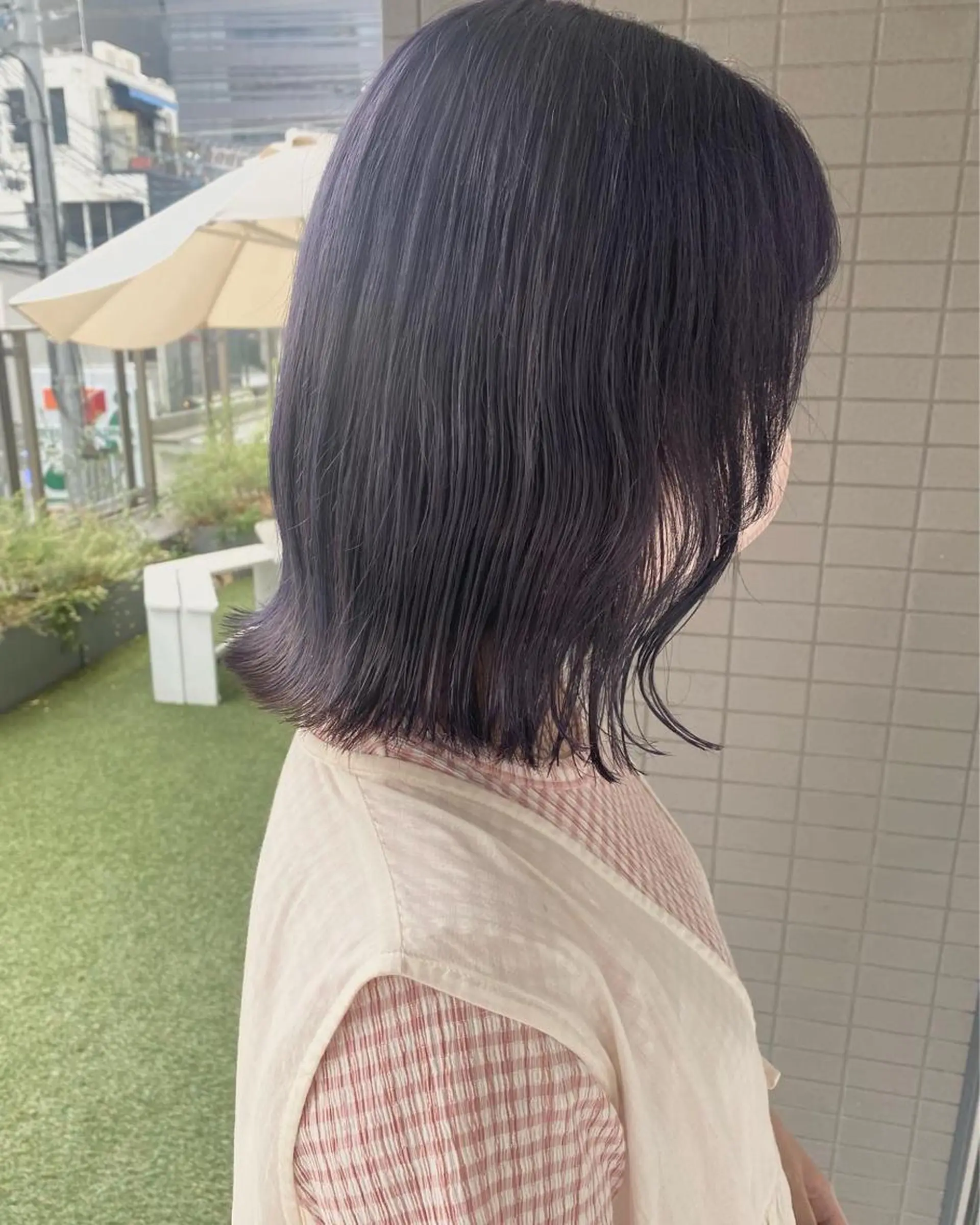 ミディアム カラー 韓国×髪質改善カラー 💎hinaのヘアスタイル