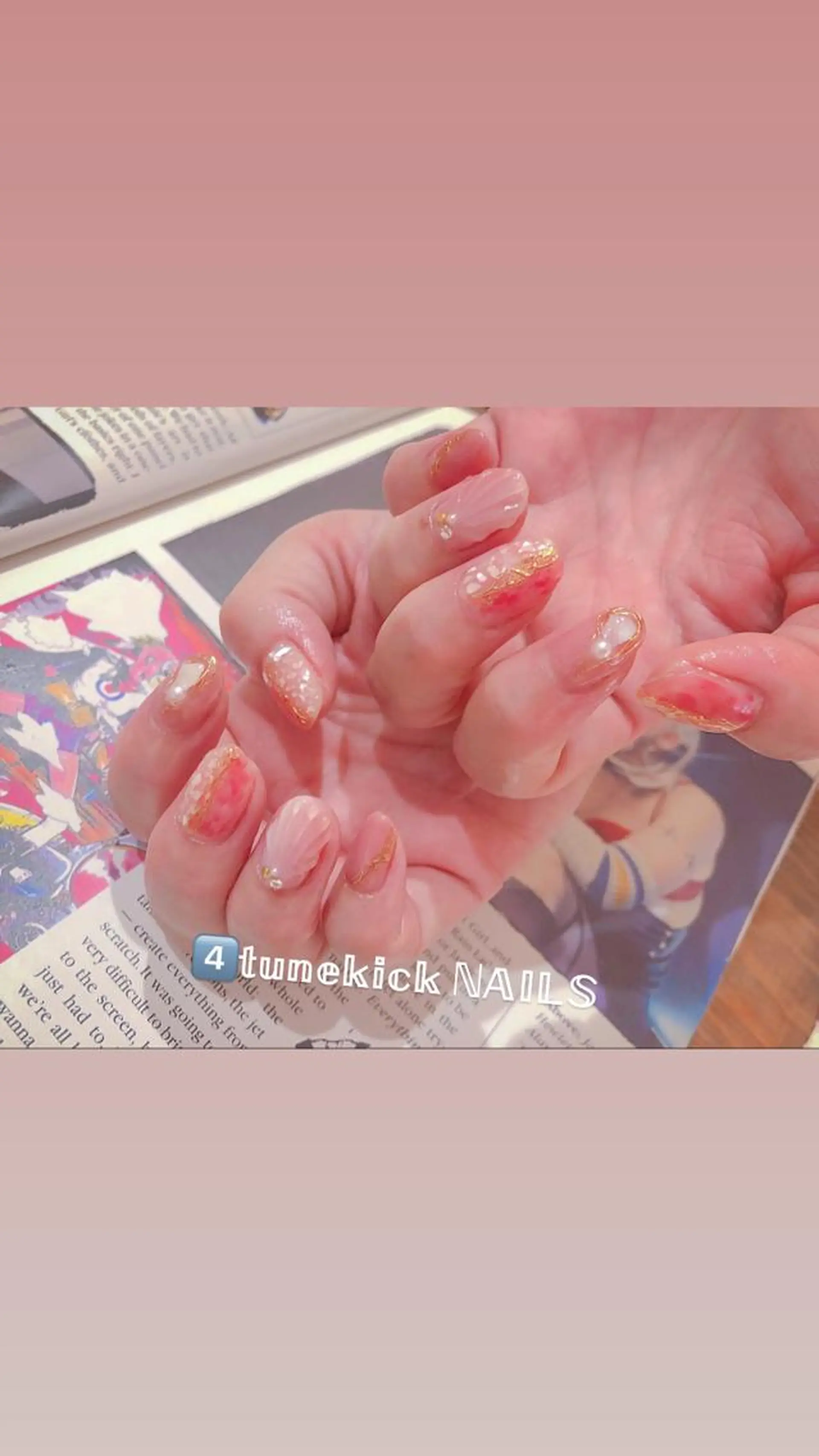 ネイル 4tunekick NAILS(フォーチュンキックネイルズ)所属・光森 淳子のネイルデザイン
