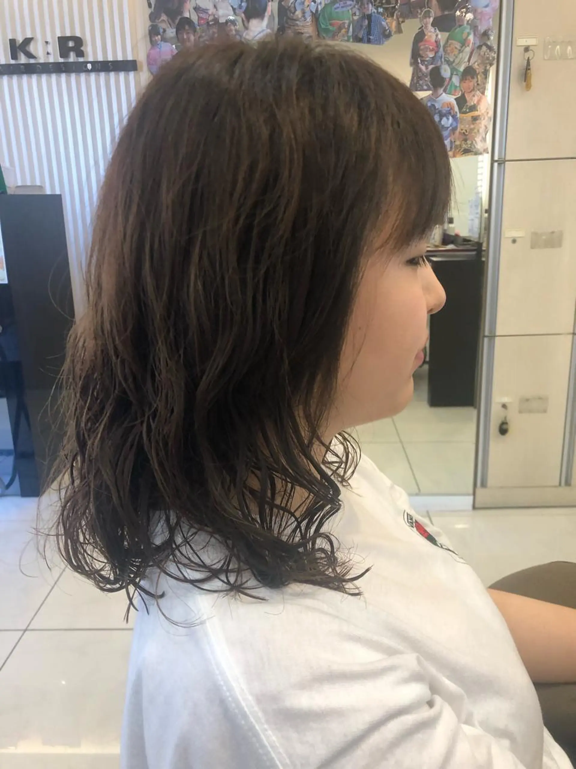 ミディアム カラー パーマ リリー /Men's/パーマのヘアスタイル