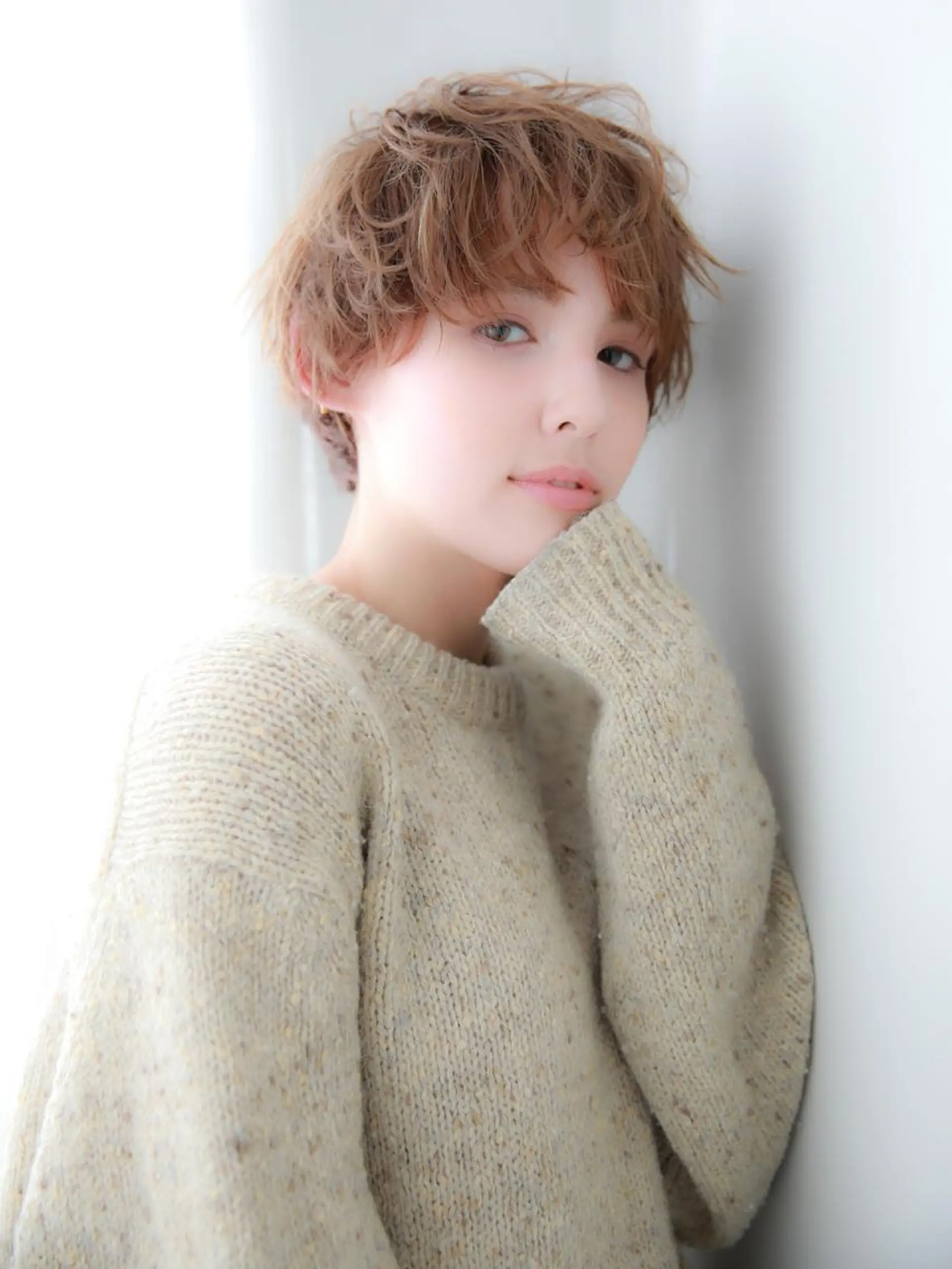 ショート カラー パーマ 山下 直人のヘアスタイル