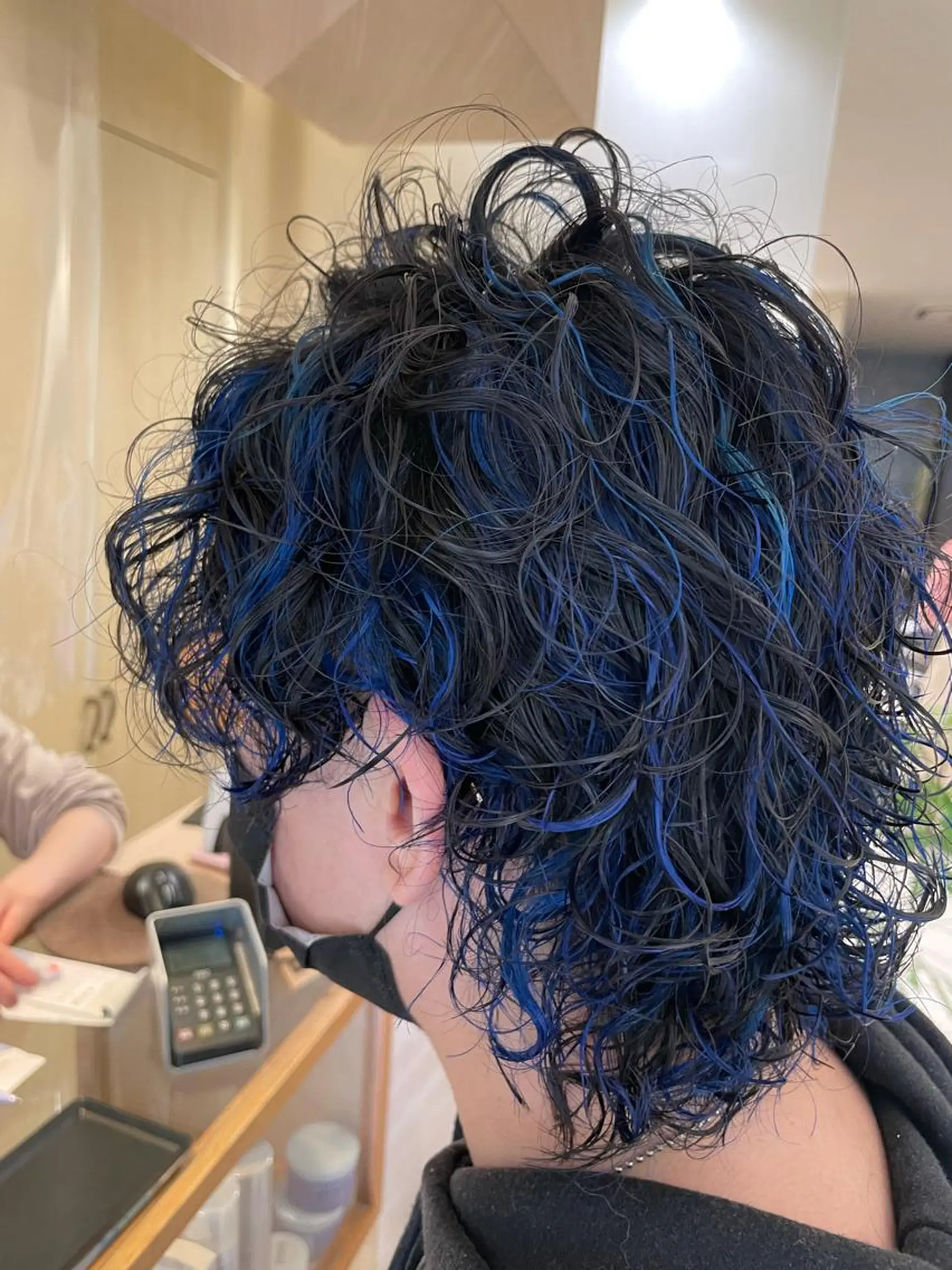 カラー パーマ メンズ 大石 陽菜のヘアスタイル