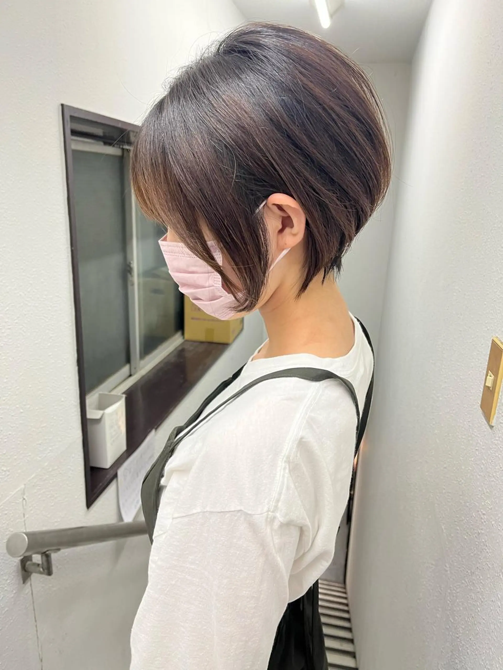 ショート ショートヘア カット トリートメント 💗レイヤーショート ボブ艶髪/竜也💗のヘアスタイル