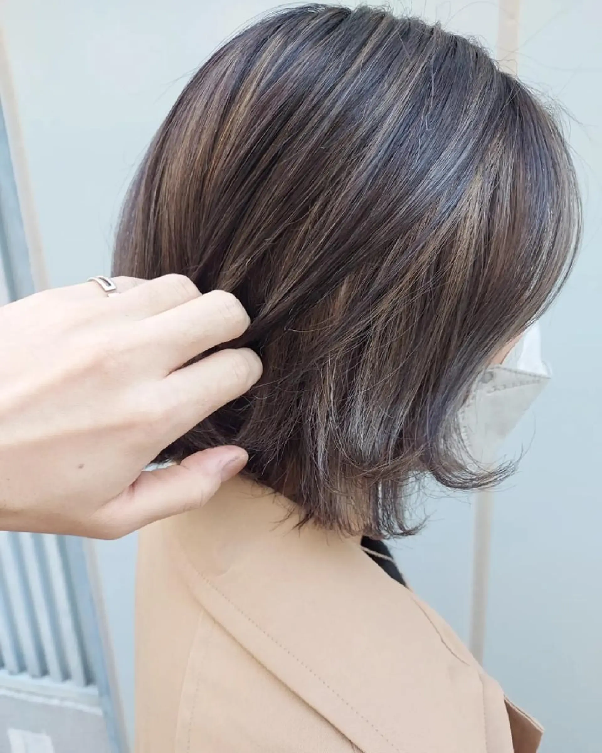 ショート カラー ハイライトカラー ハイライト grow上野御徒町【グロウ】所属・ブリーチ・ハイトーン 特化🎉内山のヘアスタイル