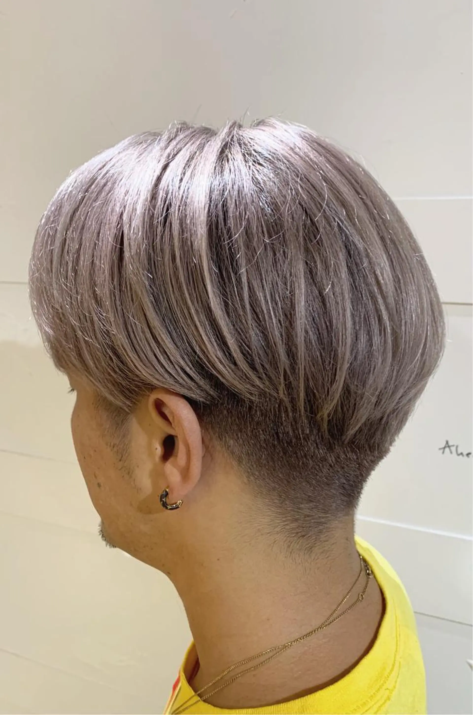 ショート カラー メンズ 船津武俊 フナツタケトシのヘアスタイル