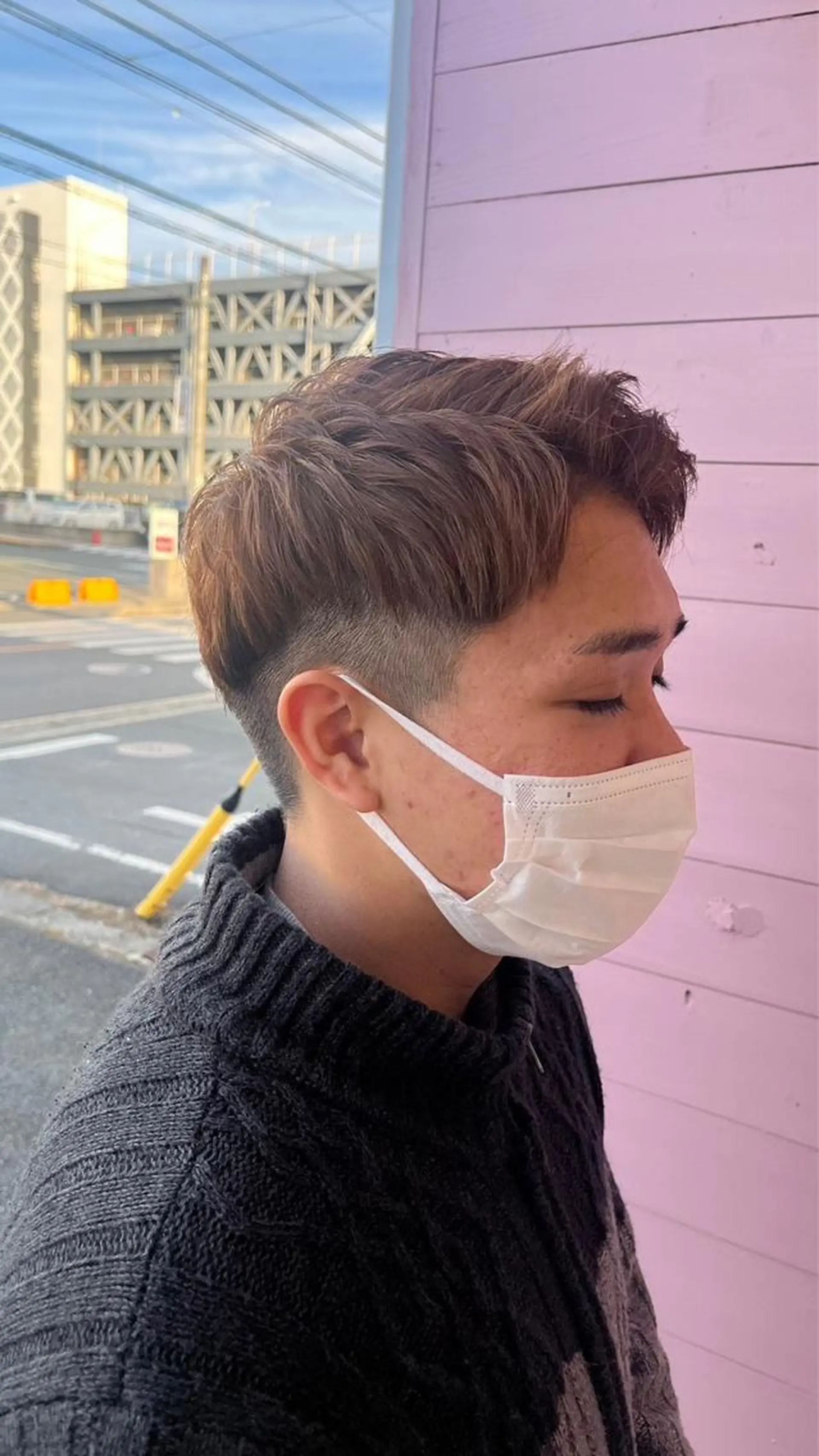 カラー メンズ メンズバレイヤージュ メンズブリーチ メンズハイライト メンズハイトーン メンズインナーカラー ミシェル /韓国ヘア🕊️のヘアスタイル