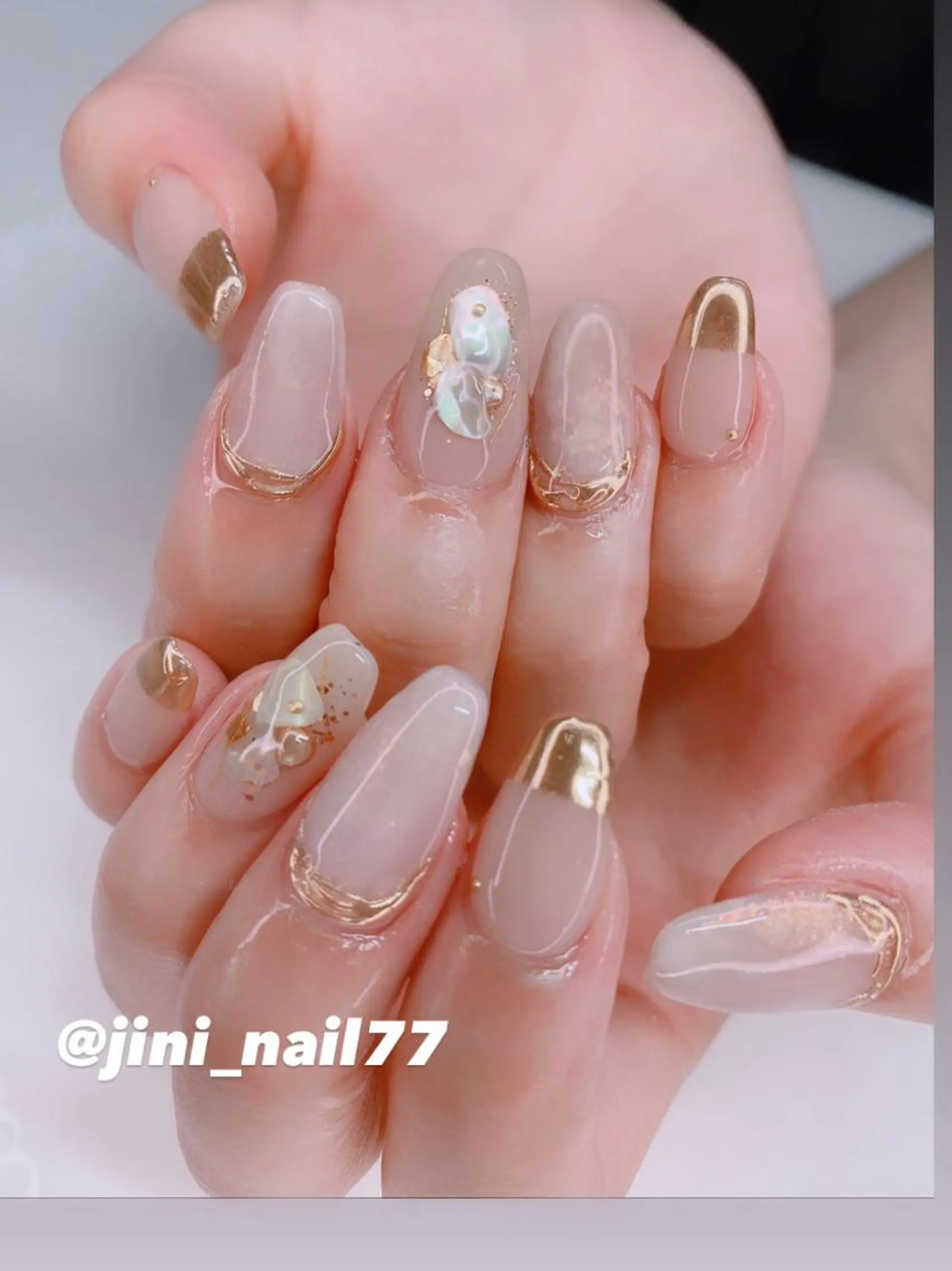 ネイル ハンドネイル JINI NAIL所属・ジニ ネイルのネイルデザイン