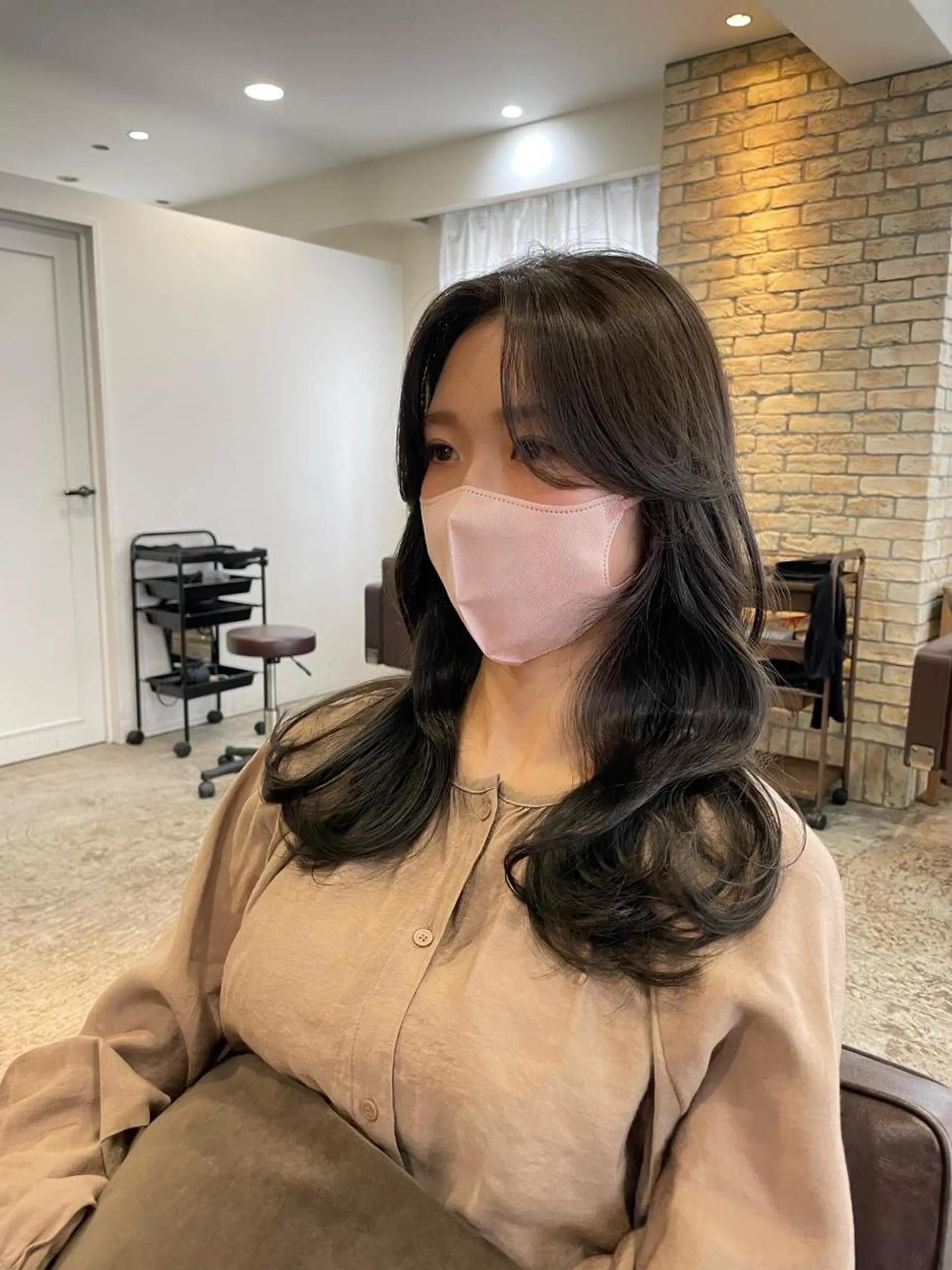 セミロング カラー ヘアアレンジ 透明感カラー グレージュ カット ヘアカラー トリートメント ヘアセット 髪質改善特化 🫧松野力也のヘアスタイル