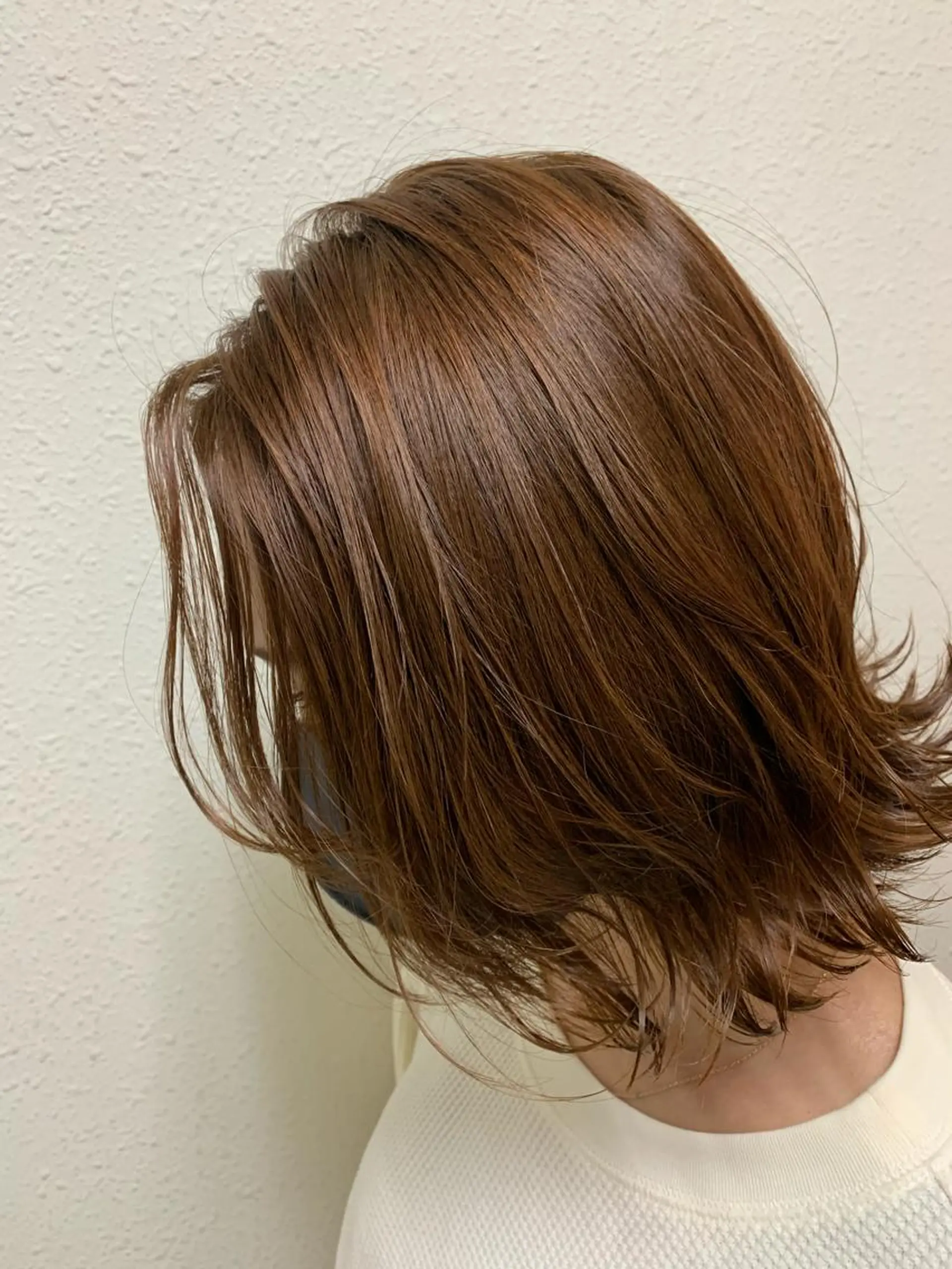 ミディアム エンドウ ミノリ🤎 /半個室/レイヤーのヘアスタイル