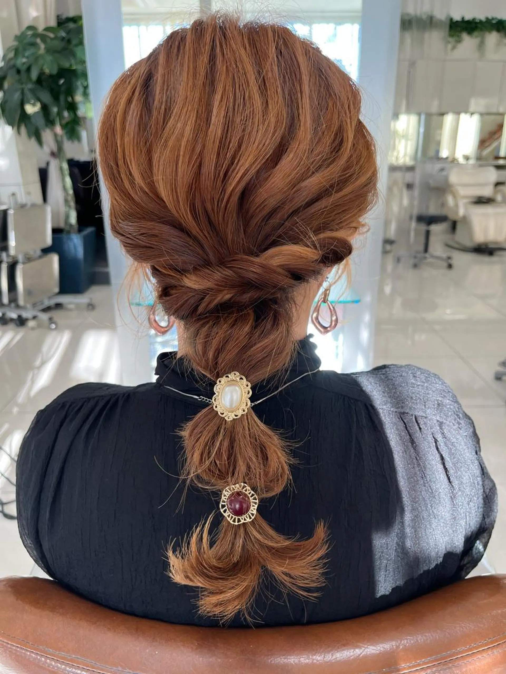 セミロング ヘアセット 下四日市 翠のヘアスタイル