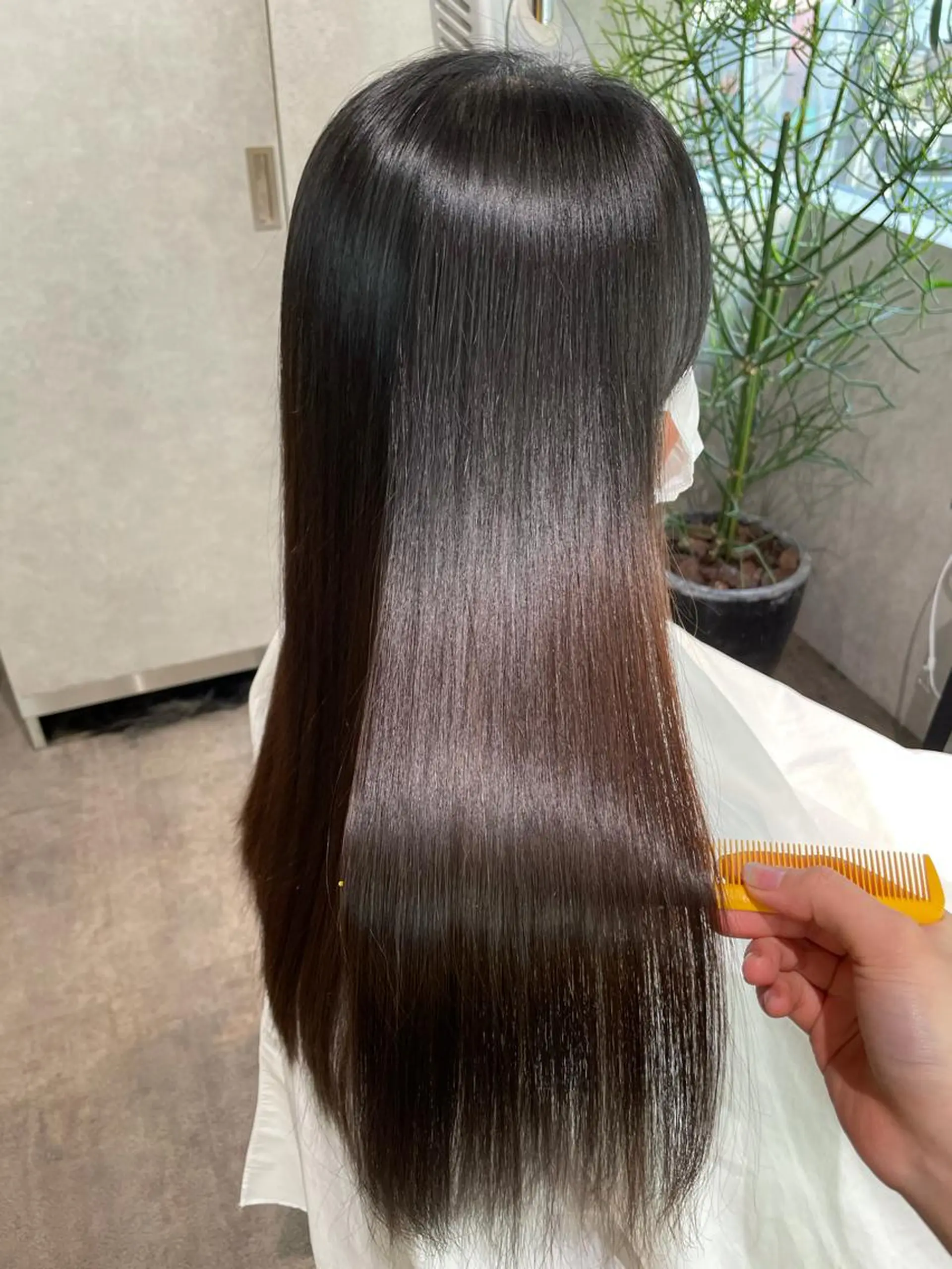 ロング カラー 髪質改善 トリートメント ヘアカラー トリートメント ナチュラル透明感🌱 小山美樹子のヘアスタイル